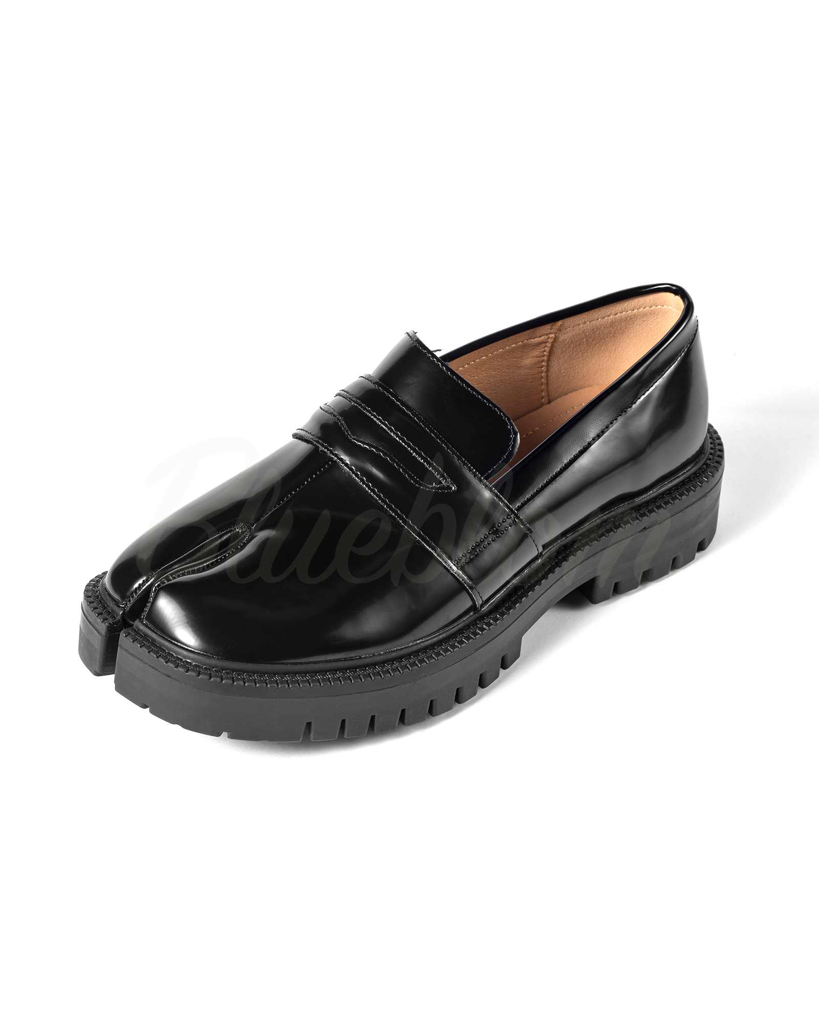 Thick Heel Tabi Loafers