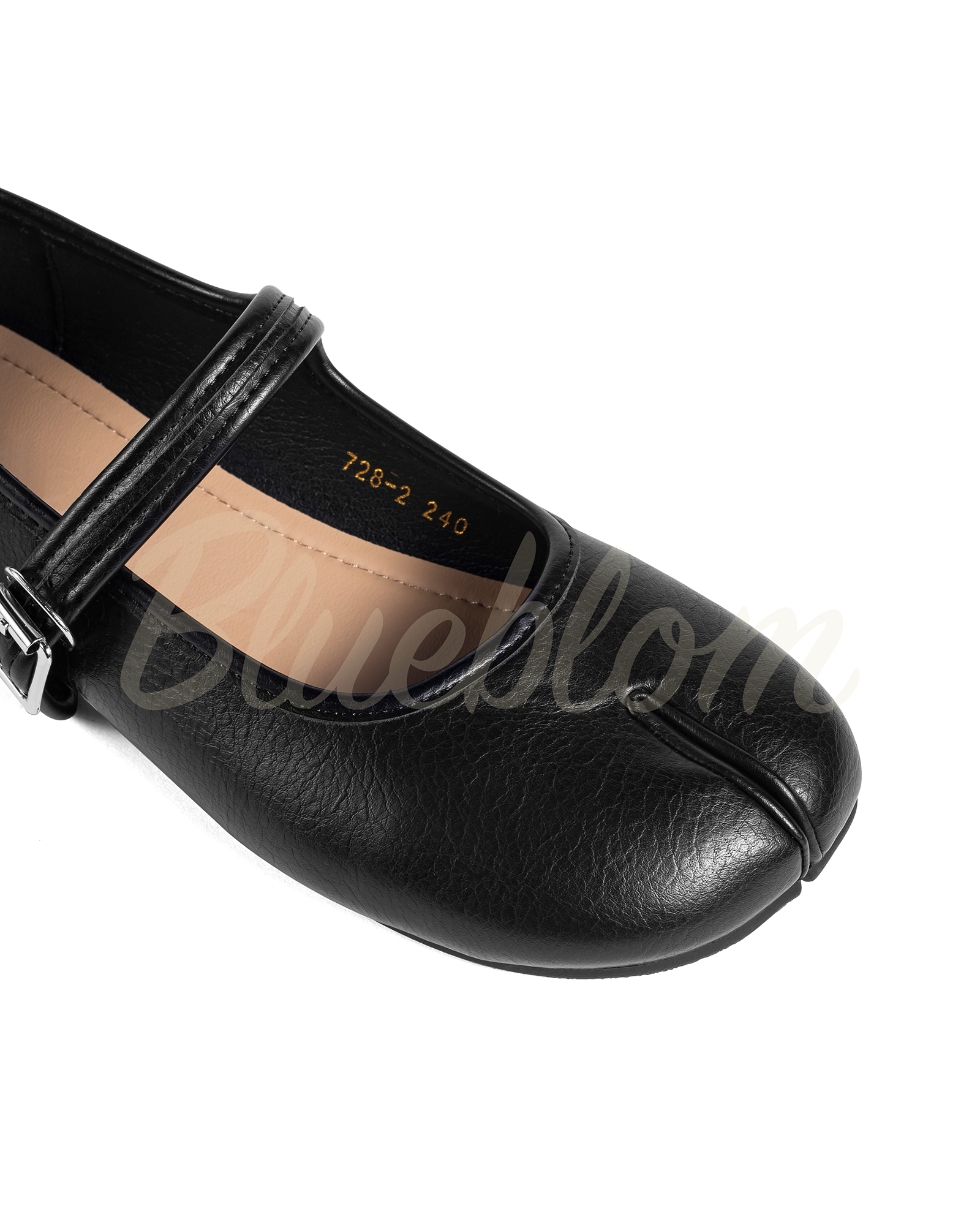 Black Round Toe Mary-Janes