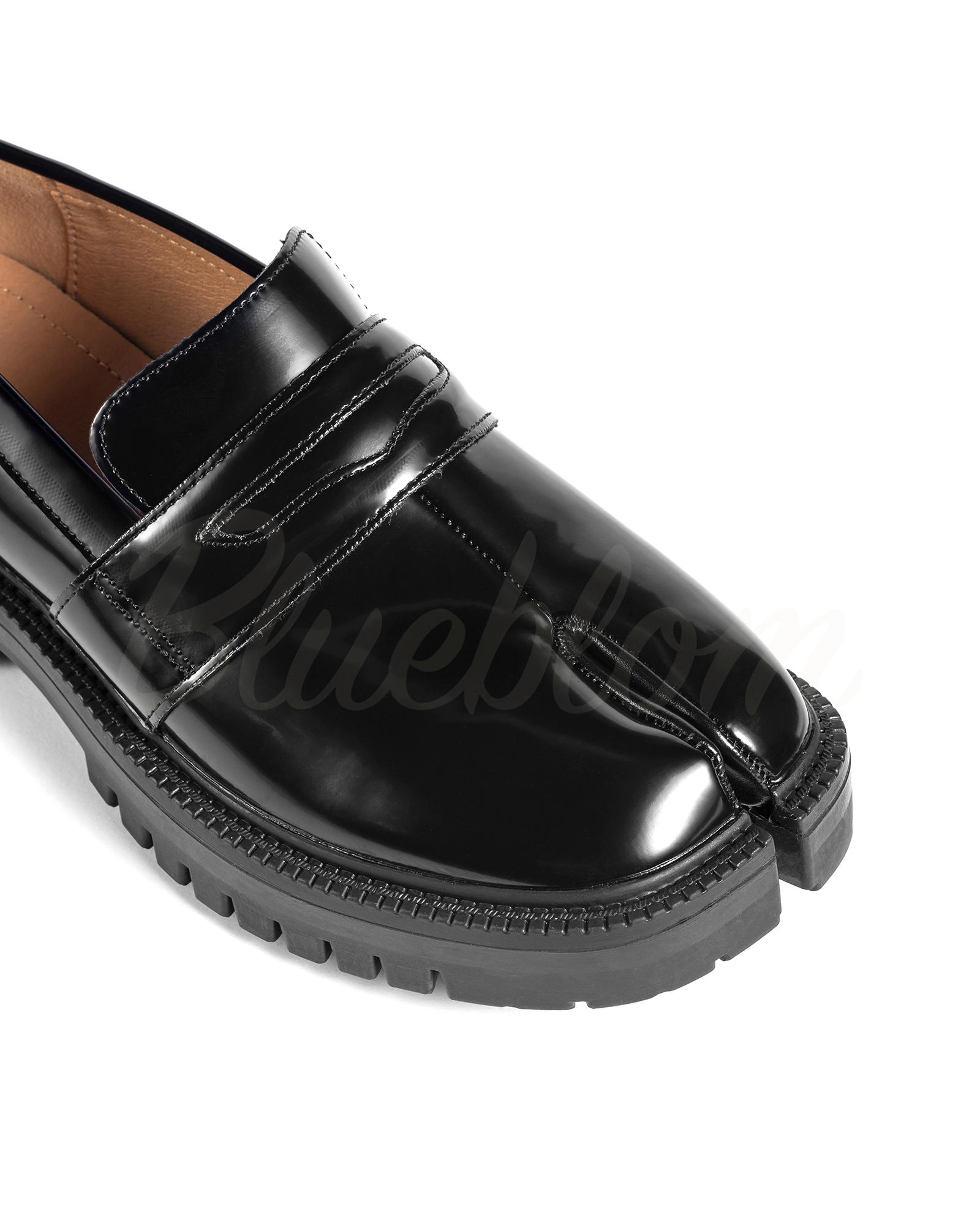 Thick Heel Tabi Loafers