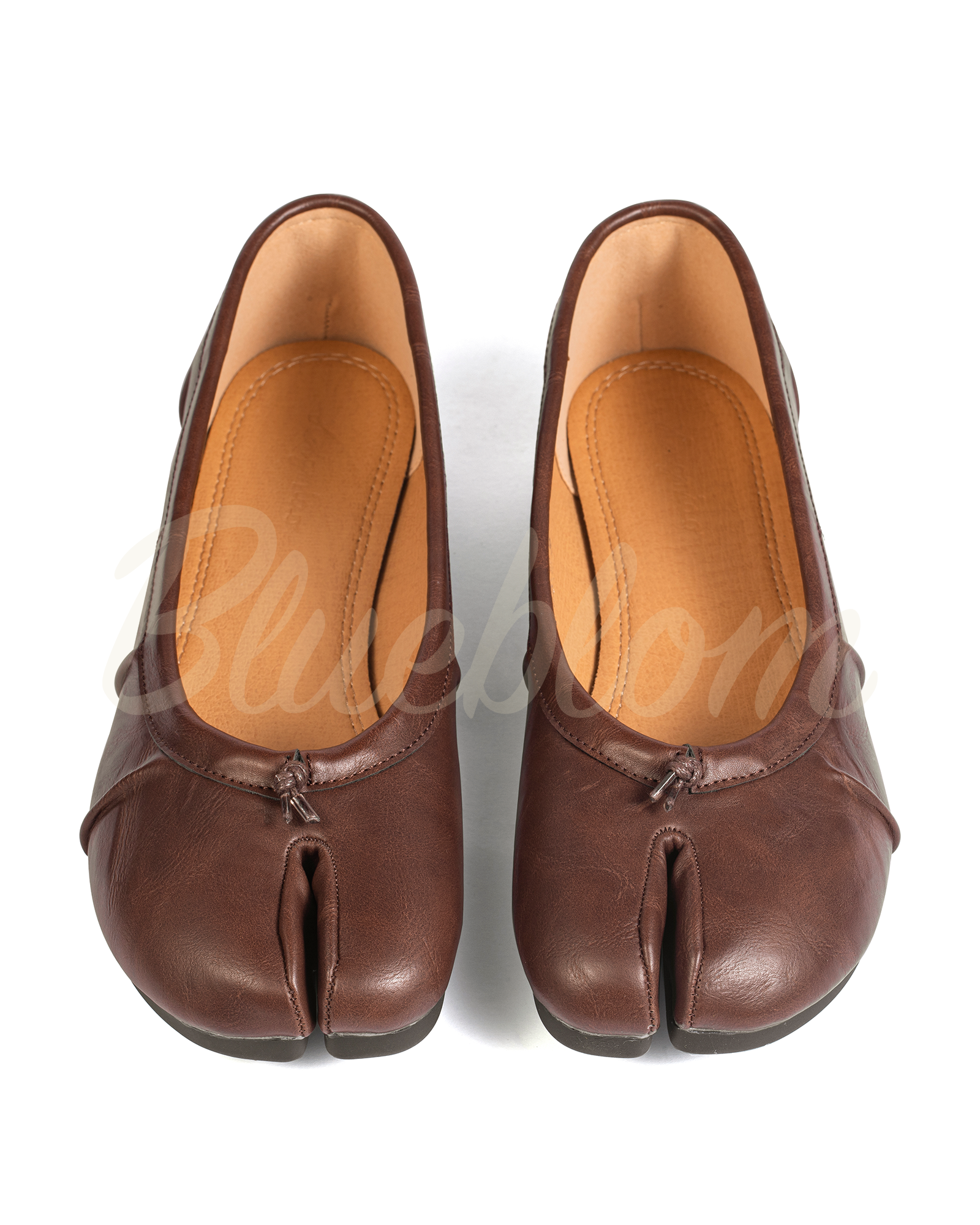 Brown Ballet Tabi Shoes