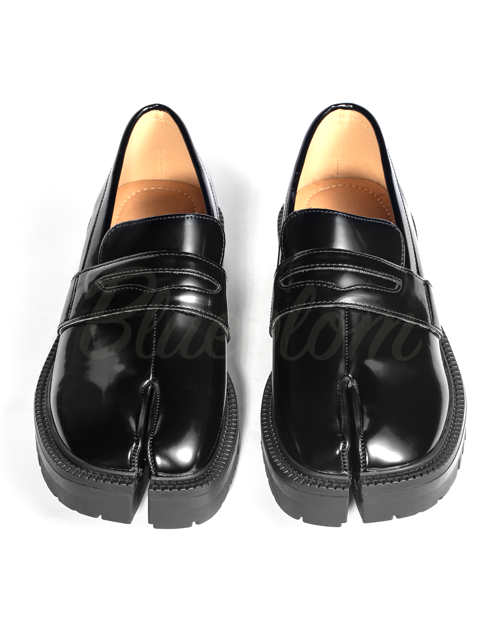 Thick Heel Tabi Loafers