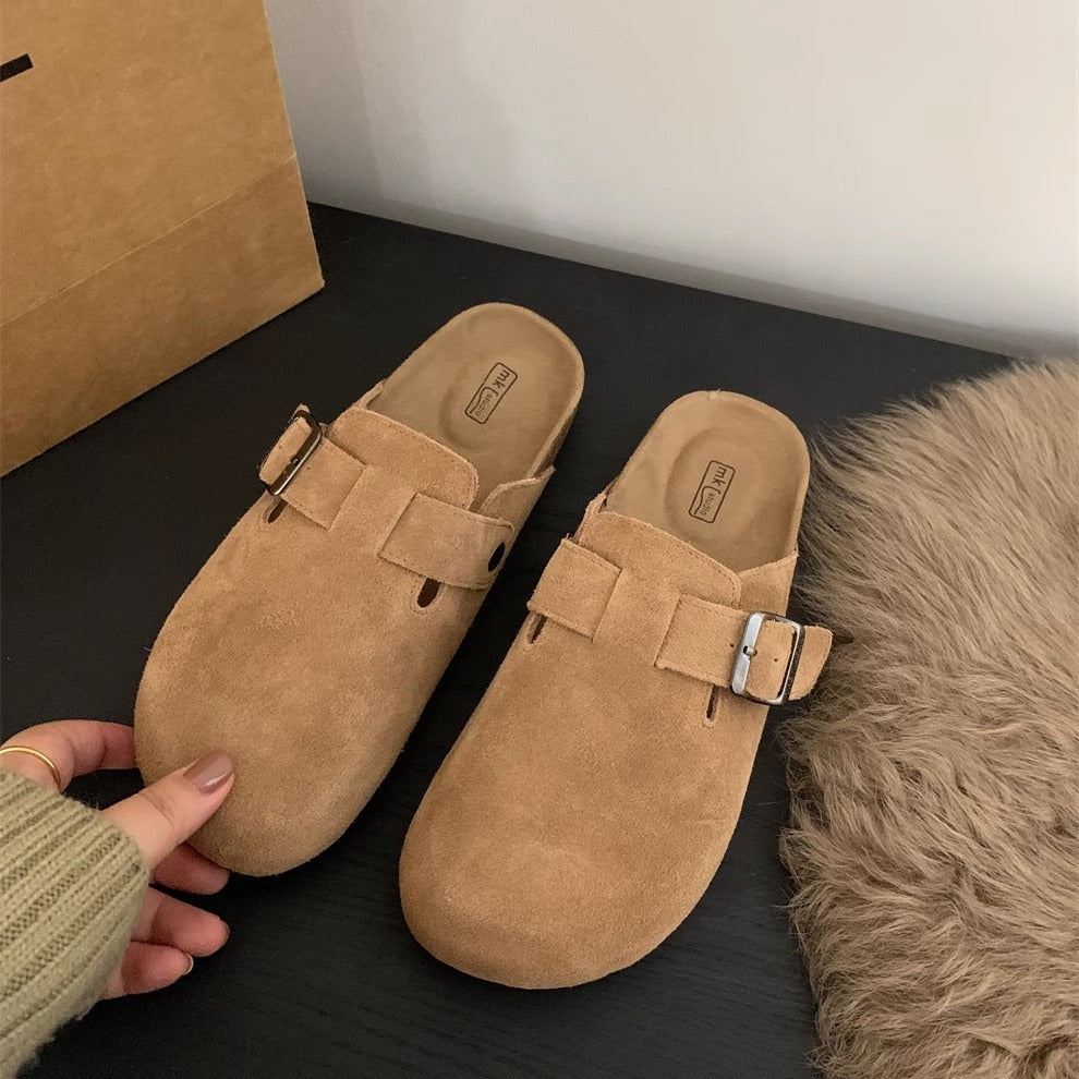 Boston Suede Footbed Clogs Shoes