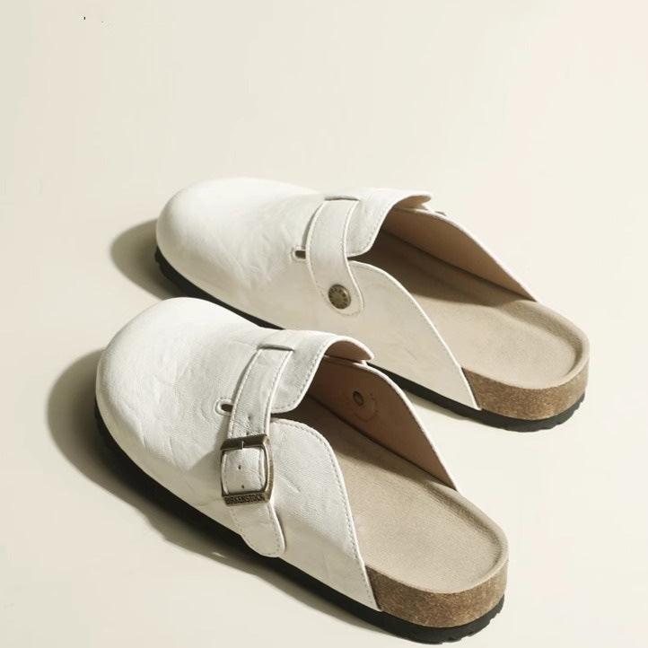 Boston Oiled Leather Footbed Clogs
