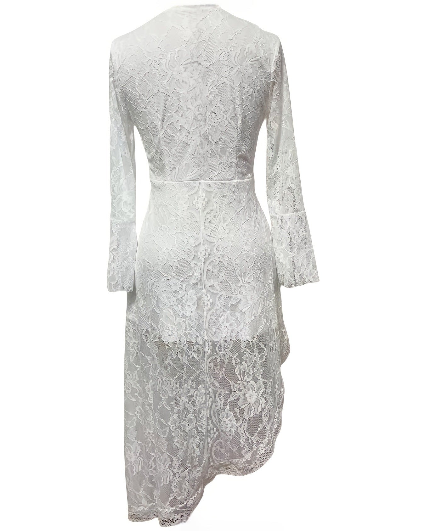 White Lace Festival Western Dress