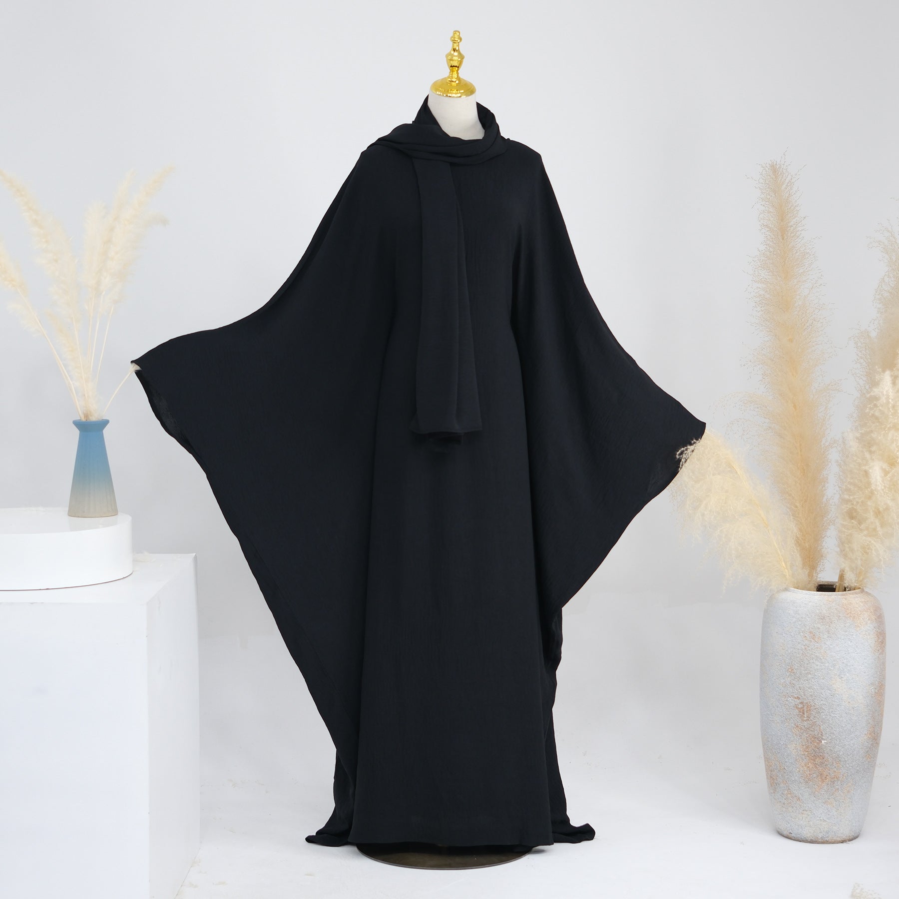Bella Batwing Sleeve Abaya Maxi Dress kaftan dress