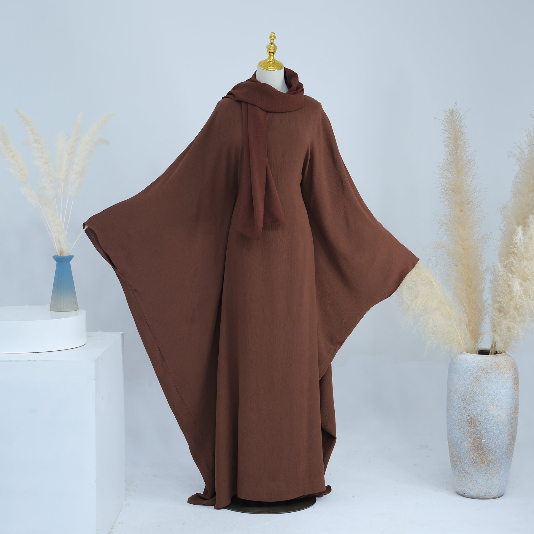Bella Batwing Sleeve Abaya Maxi Dress kaftan dress