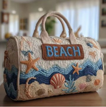 Hippie Van Quilted Duffle Bag