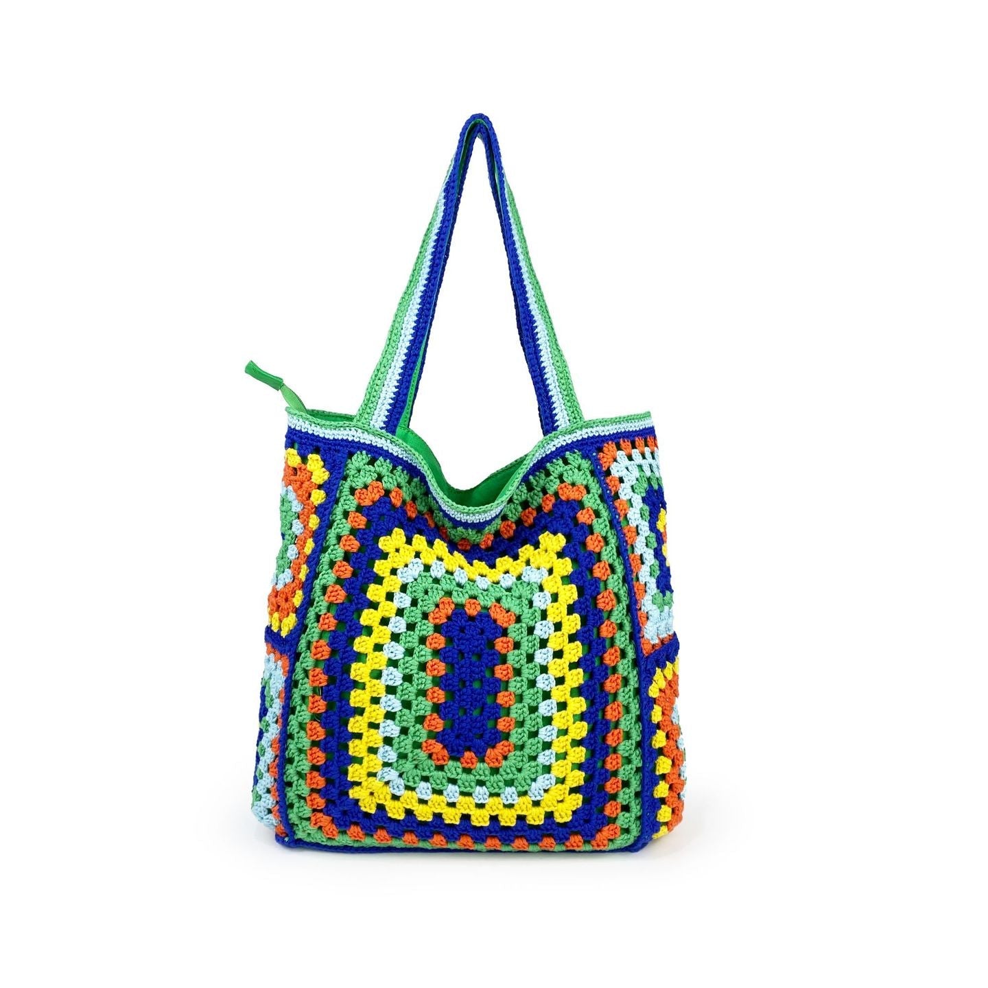 Cotton Crochet Beach Tote Bag