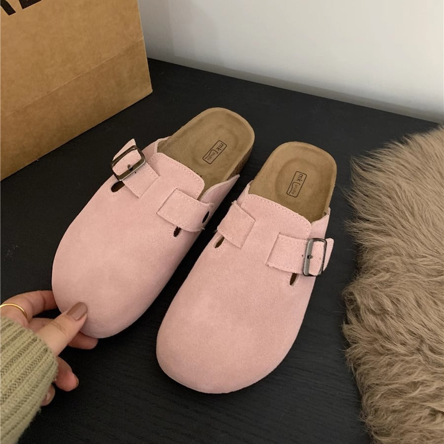 Boston Suede Footbed Clogs Shoes