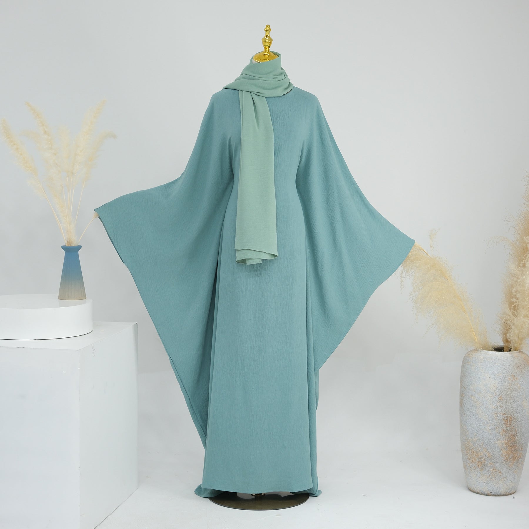 Bella Batwing Sleeve Abaya Maxi Dress kaftan dress