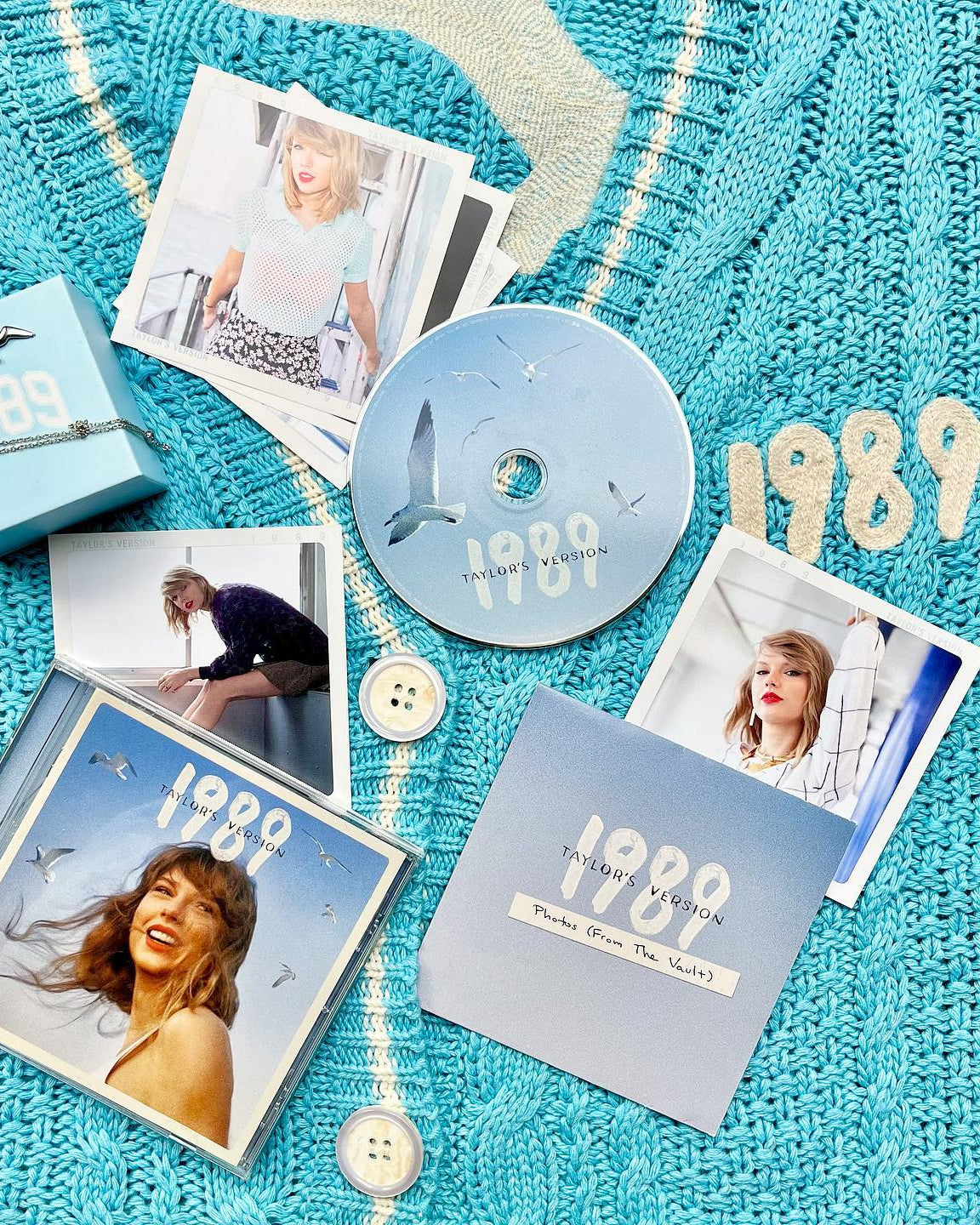 1989 Cardigan Taylors Version, Sky Blue Cardigan Sweater