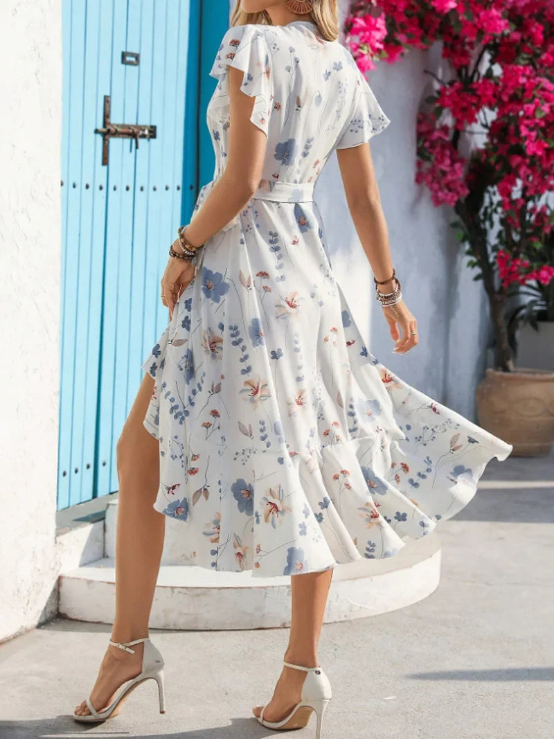 Bohemian chiffon Boho dress