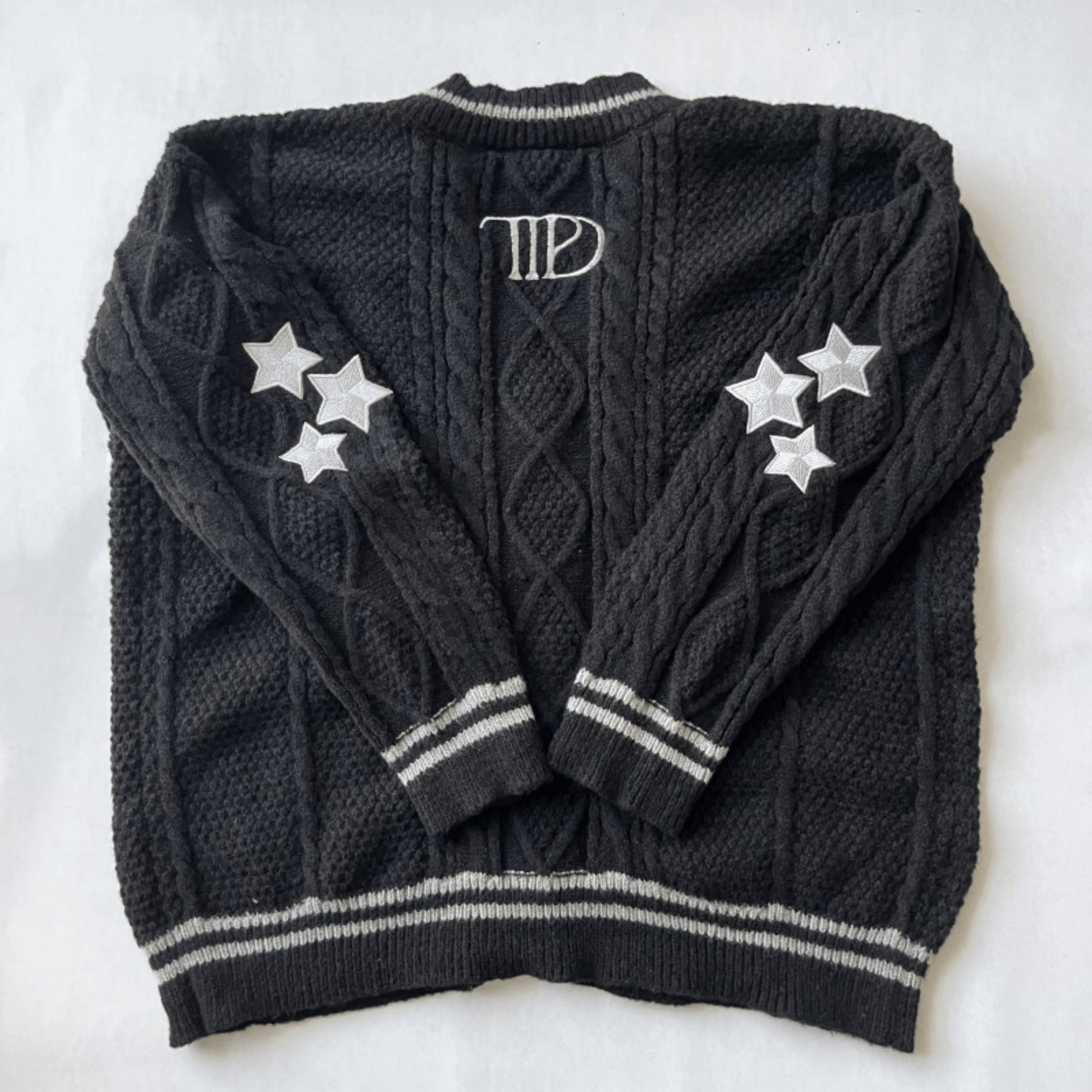 Anthology Tortured Poets Department Cardigan - TTPD Black Sweater