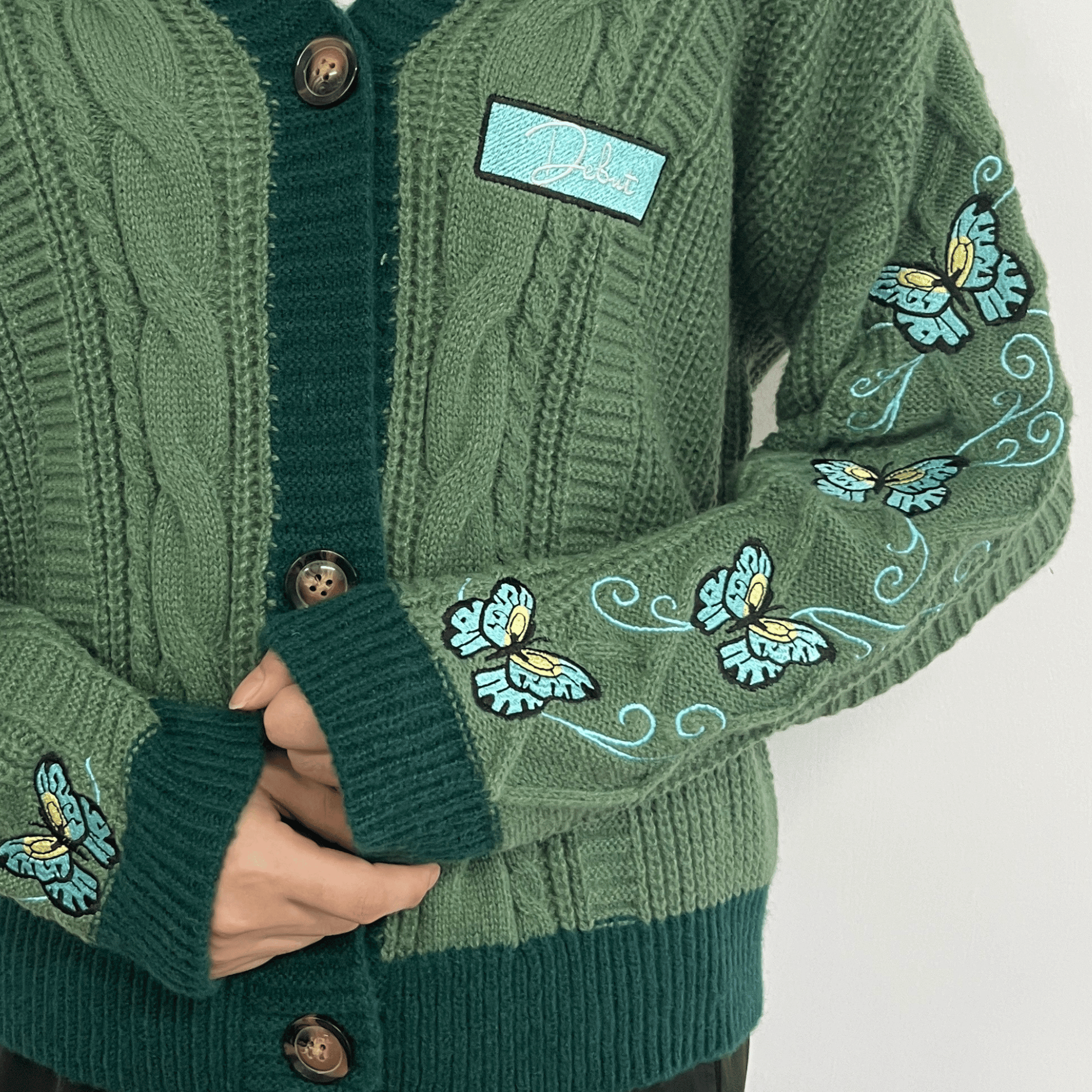 Debut Taylors Version Cardigan, Butterfly Cardigan Sweater