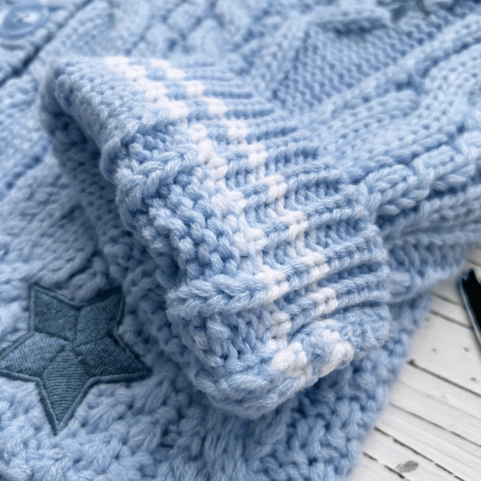 1989 Baby Cardigan Taylors Version, Blue Knit Sweater