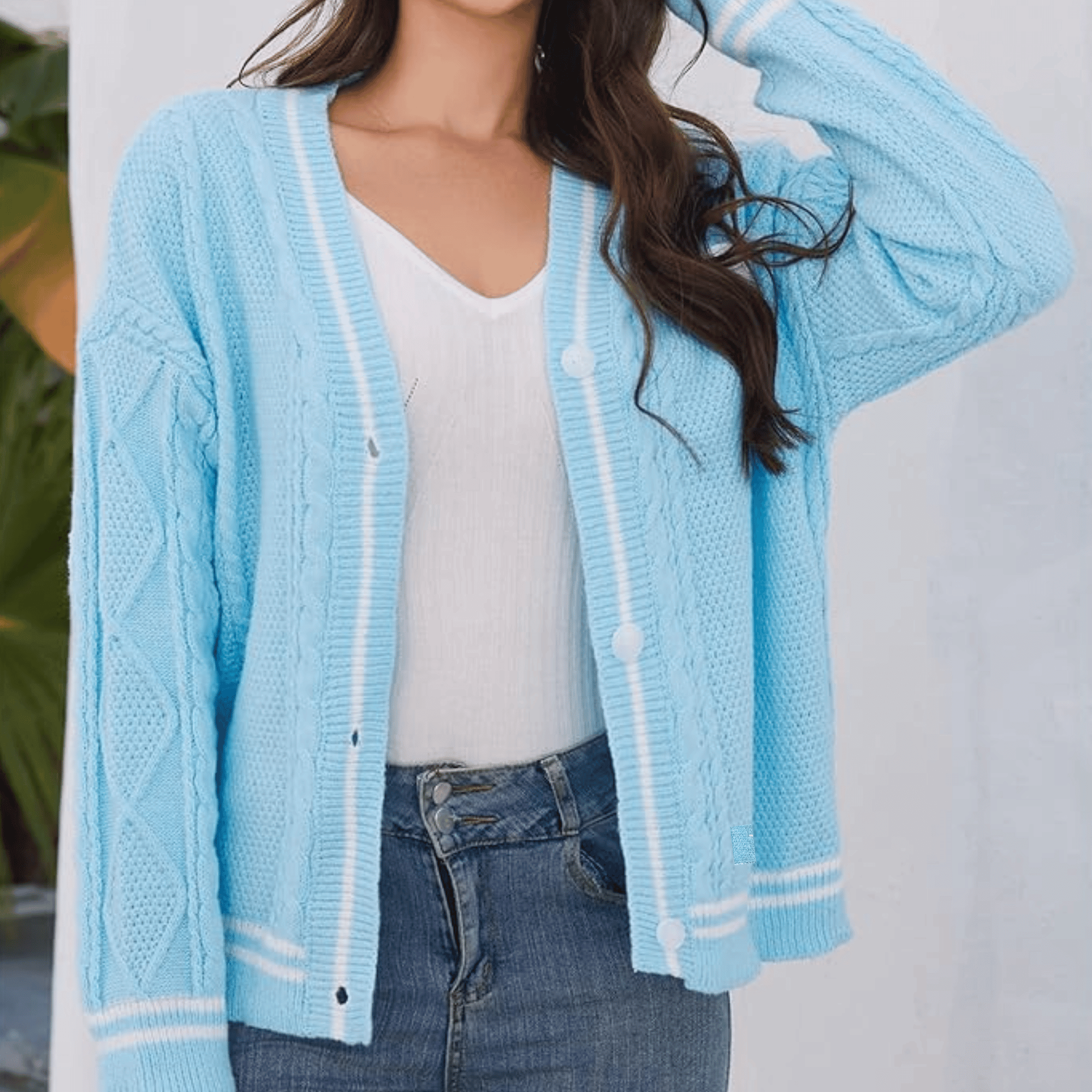 1989 Cardigan Taylors Version, Light Blue Cardigan Sweater