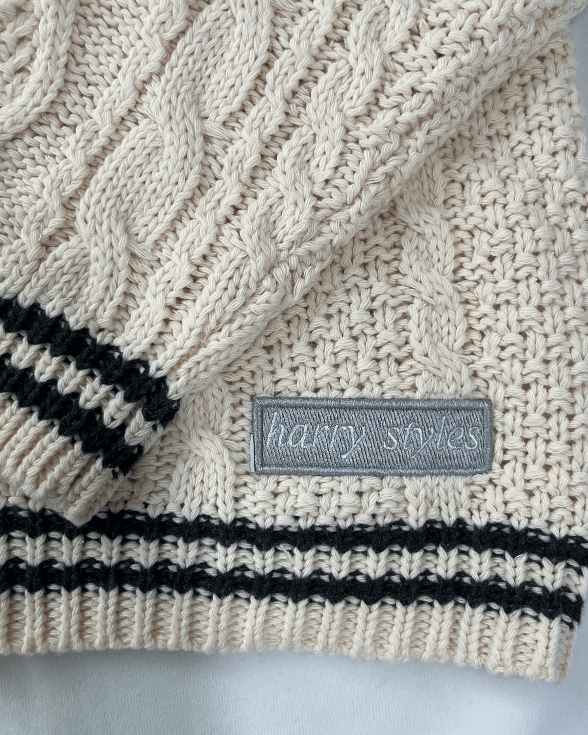 Bunny Knit Embroidered Cardigan, Knitted Sweater