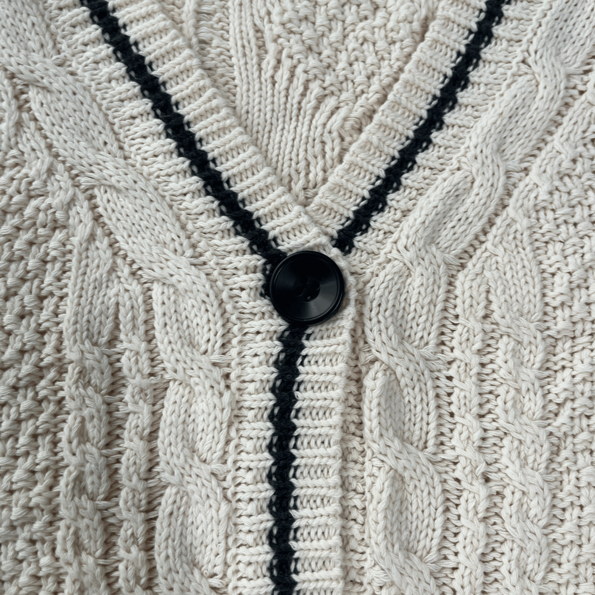 Bunny Knit Embroidered Cardigan, Knitted Sweater