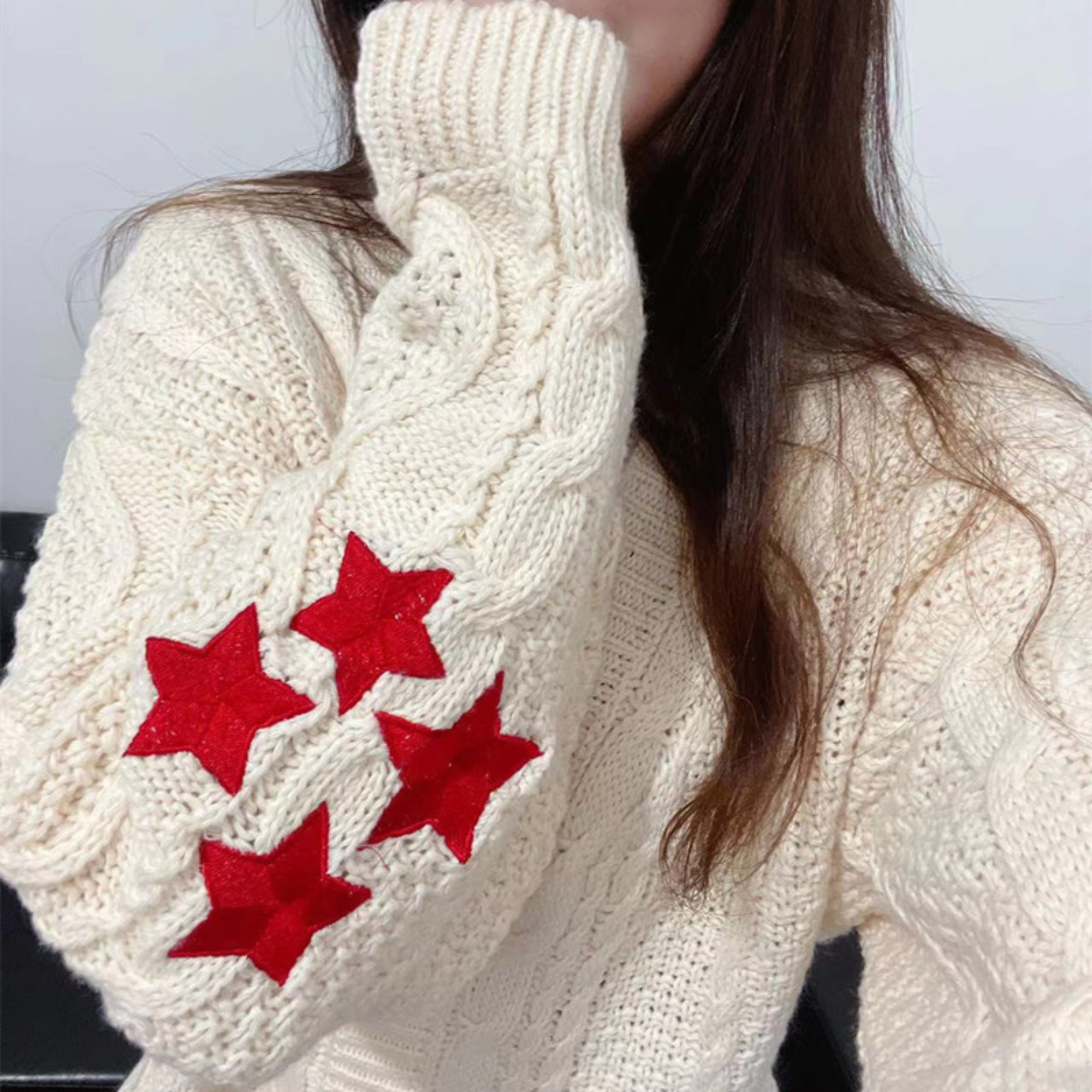 Red Taylors Version Cardigan, Holiday Knit Sweater