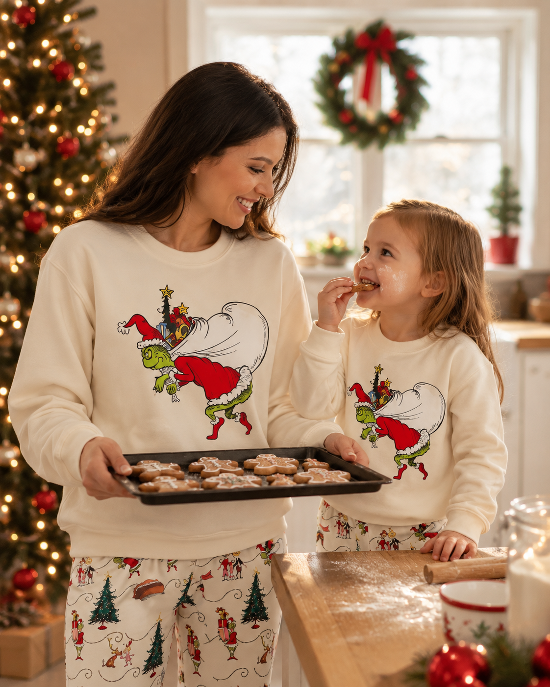 Joy Merry-Grinch Family Christmas Pajamas
