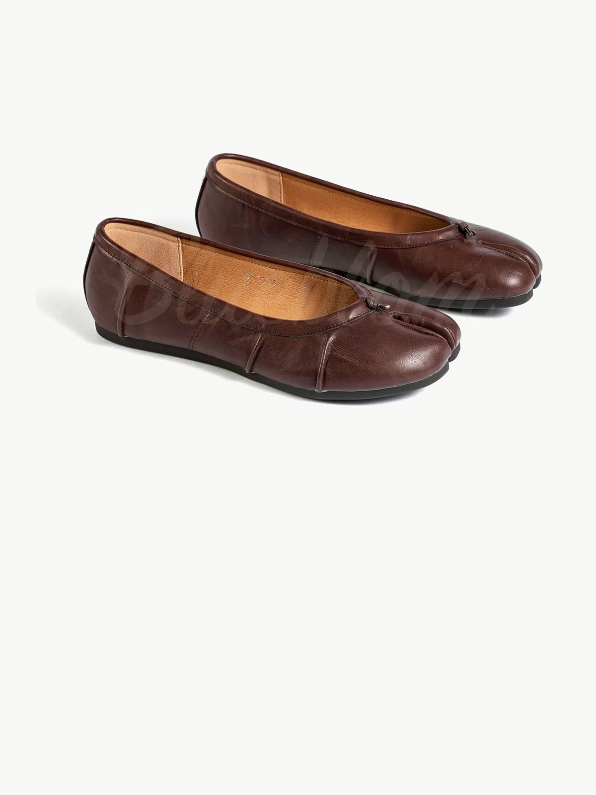 Brown Ballet Tabi Shoes