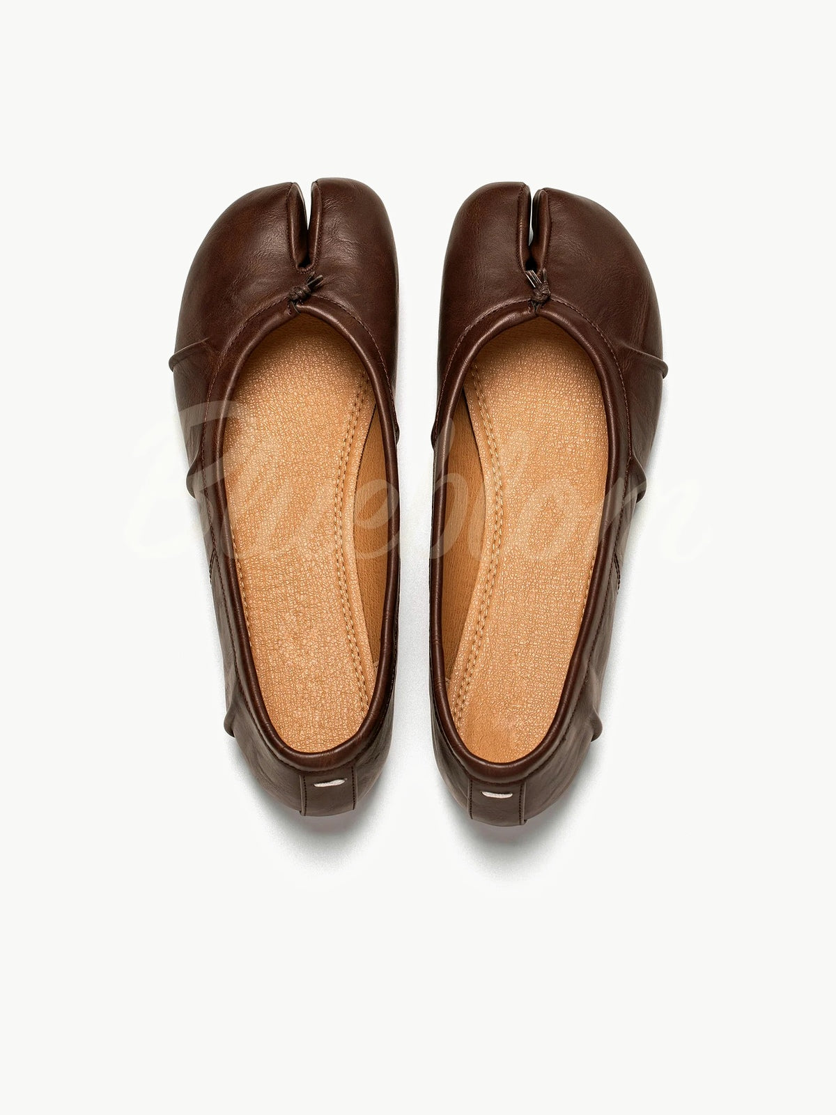 Brown Ballet Tabi Shoes
