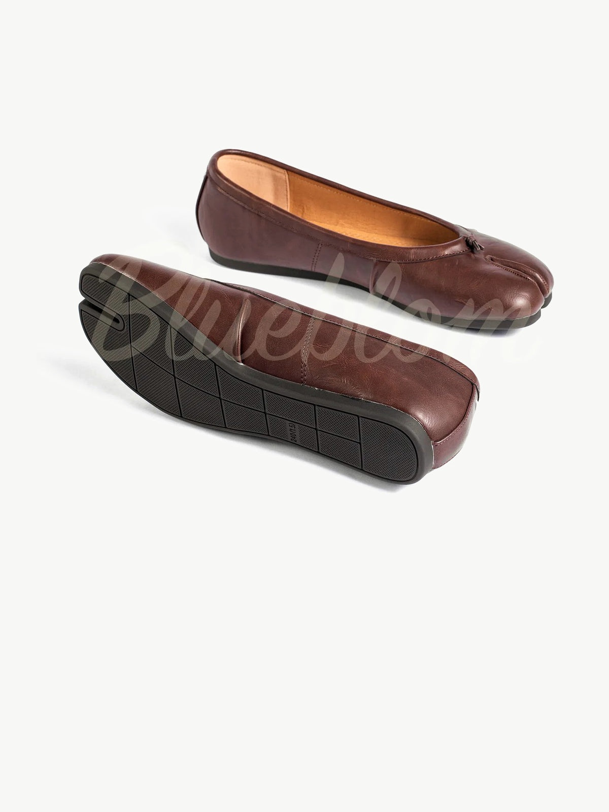 Brown Ballet Tabi Shoes