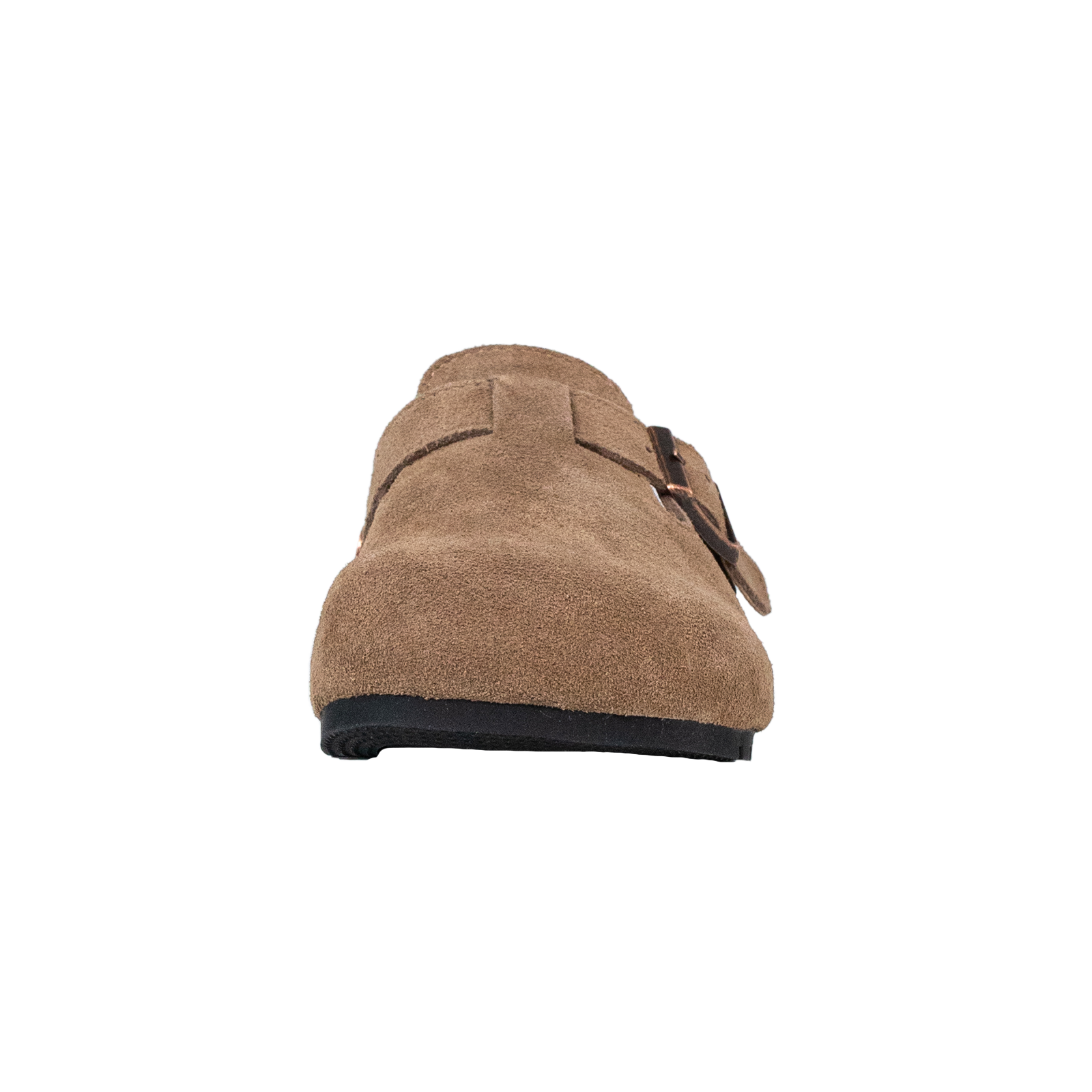 Closed Round Toe Suede Cork Clogs