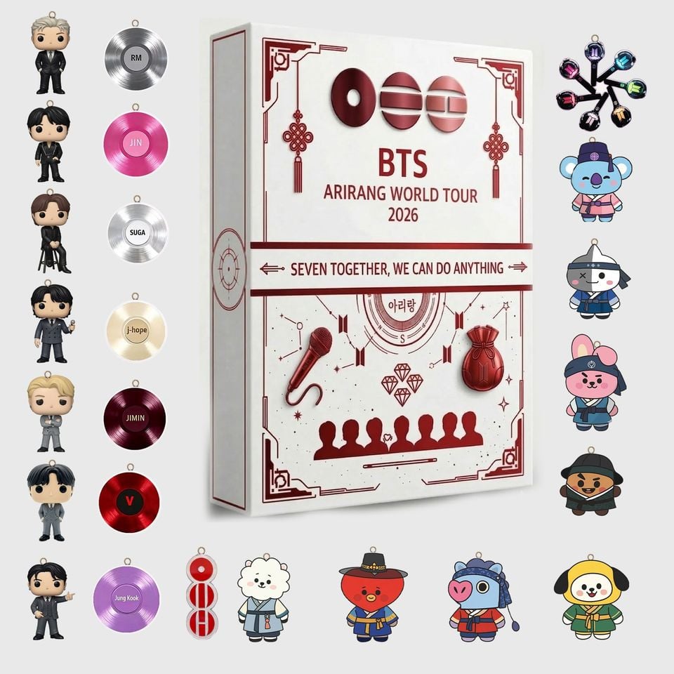 BTS Arirang World Tour 2026 Advent Calendar