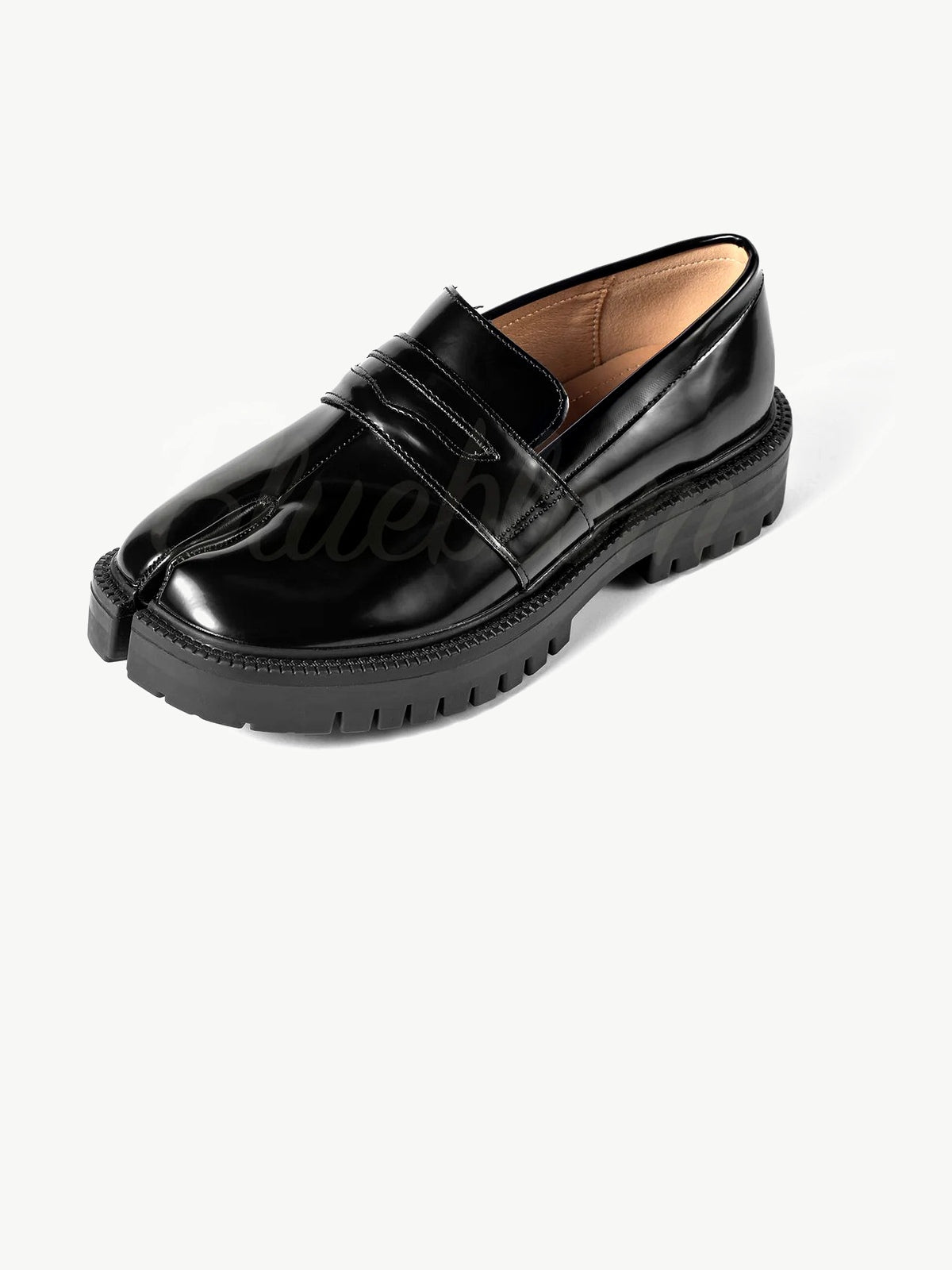 Thick Heel Tabi Loafers
