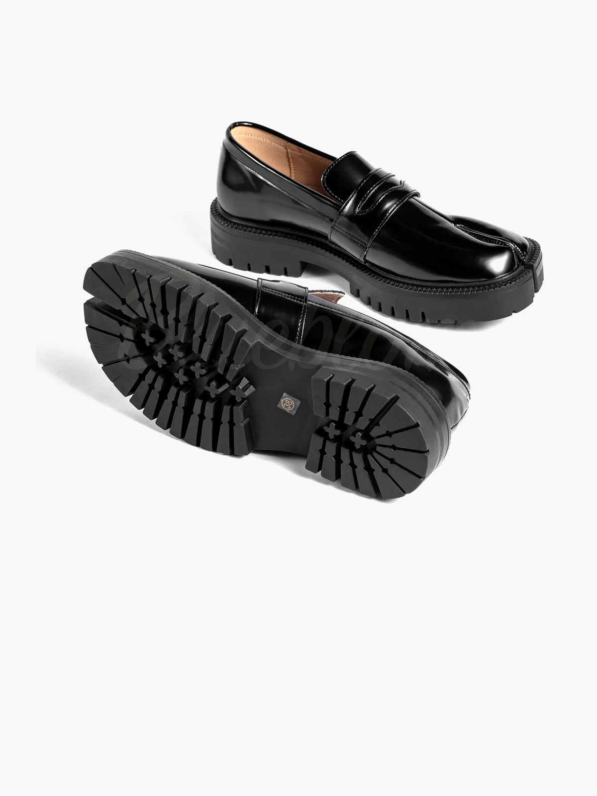 Thick Heel Tabi Loafers