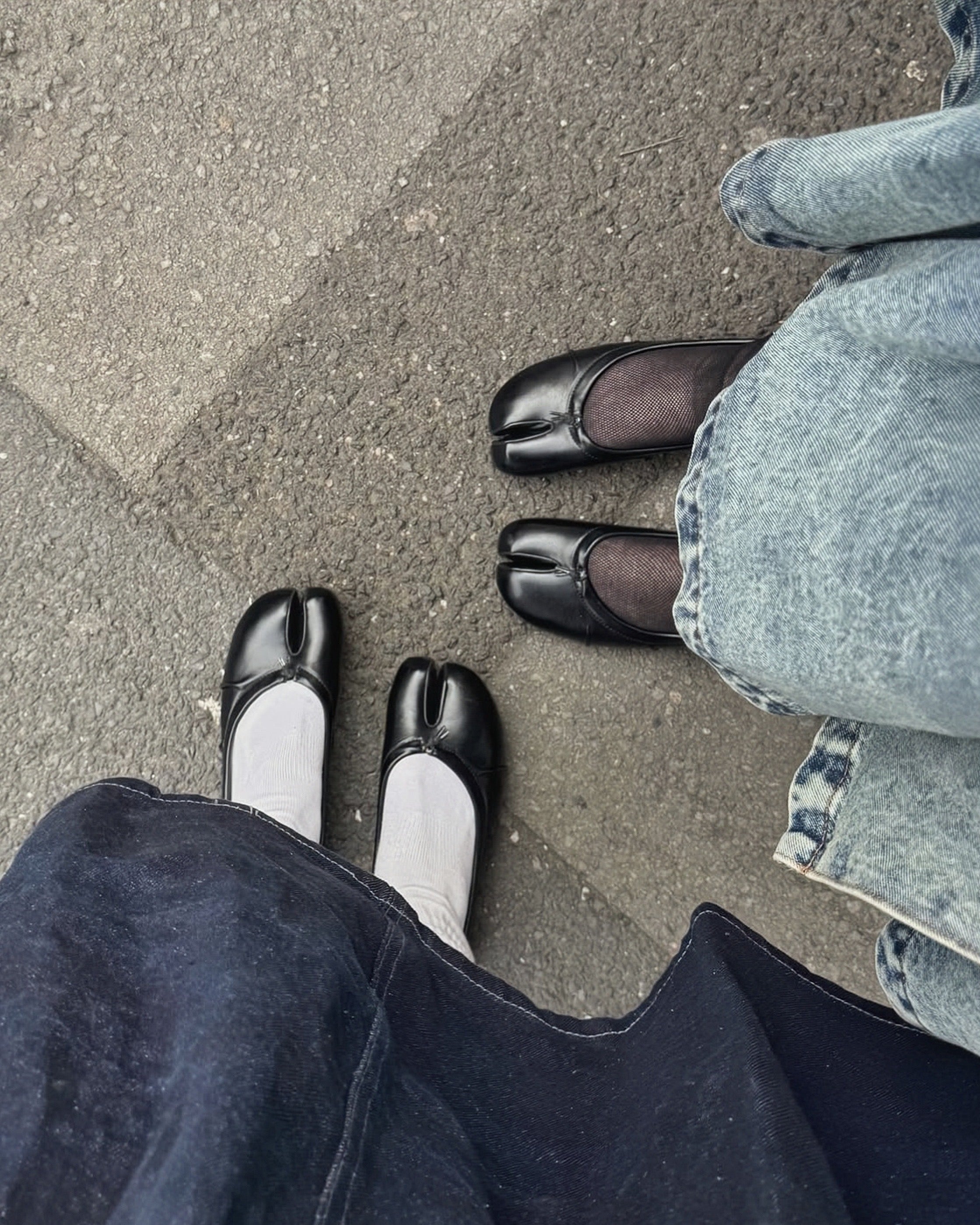 Black Ballet Tabi Shoes