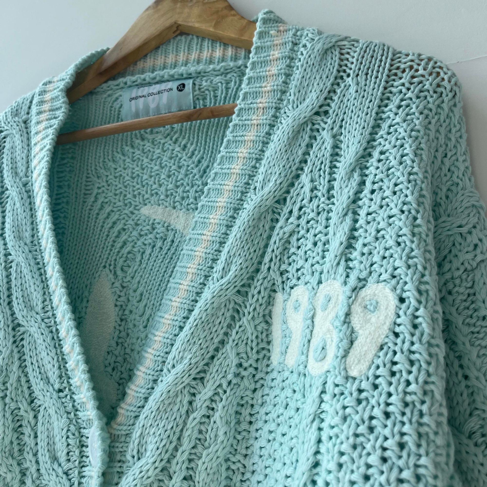 1989 Cardigan Taylors Version, Sky Blue Cardigan Sweater