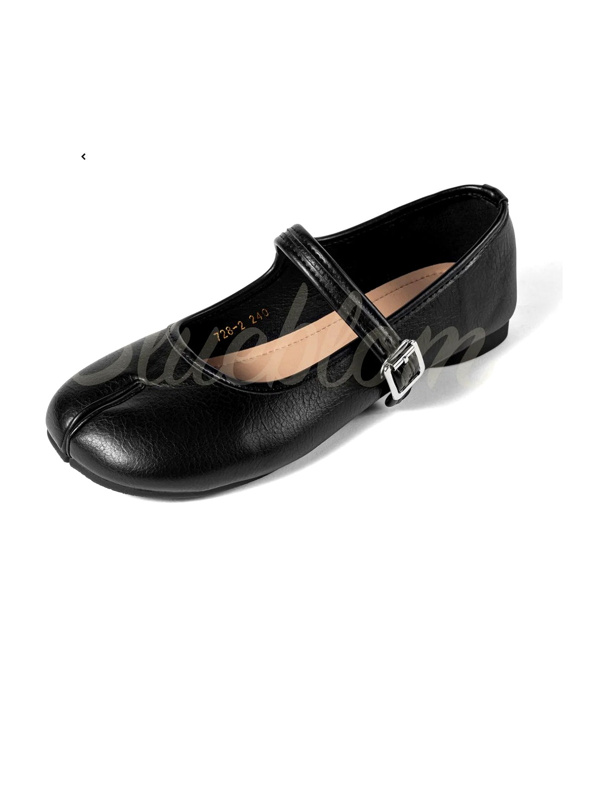 Black Round Toe Mary-Janes