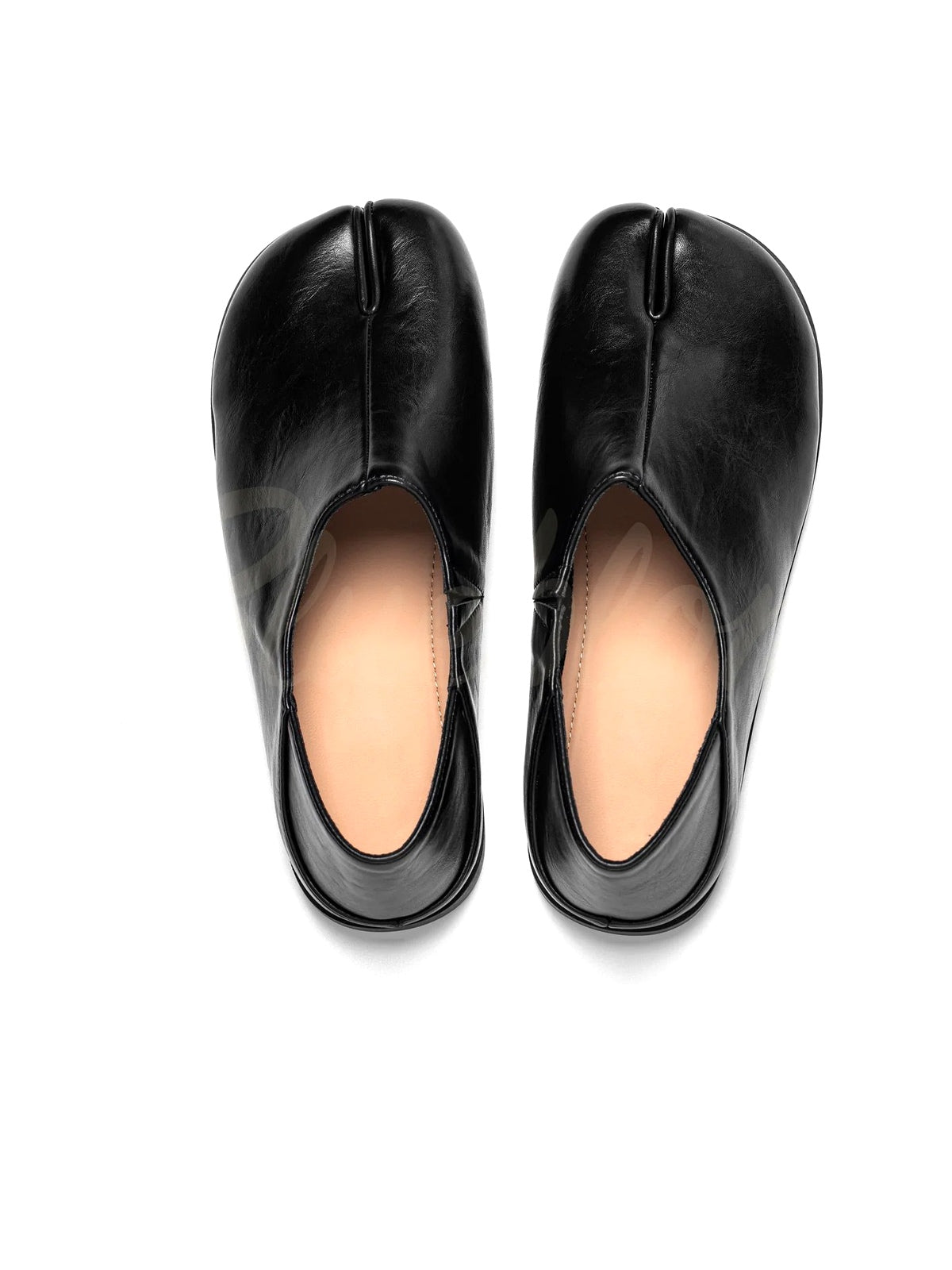 Black Simple Tabi Shoes