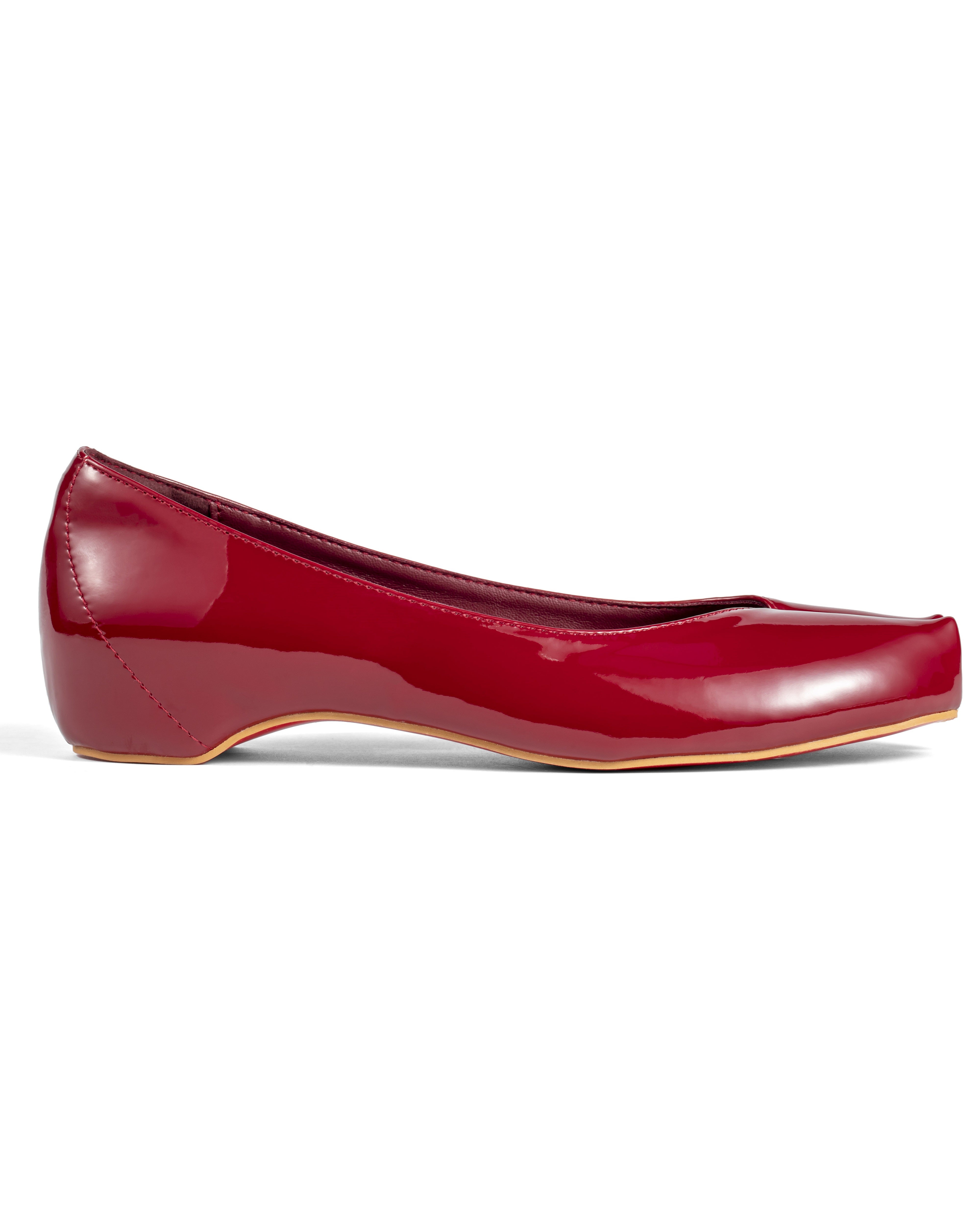 Burgundy Patent Leather Tabishoes