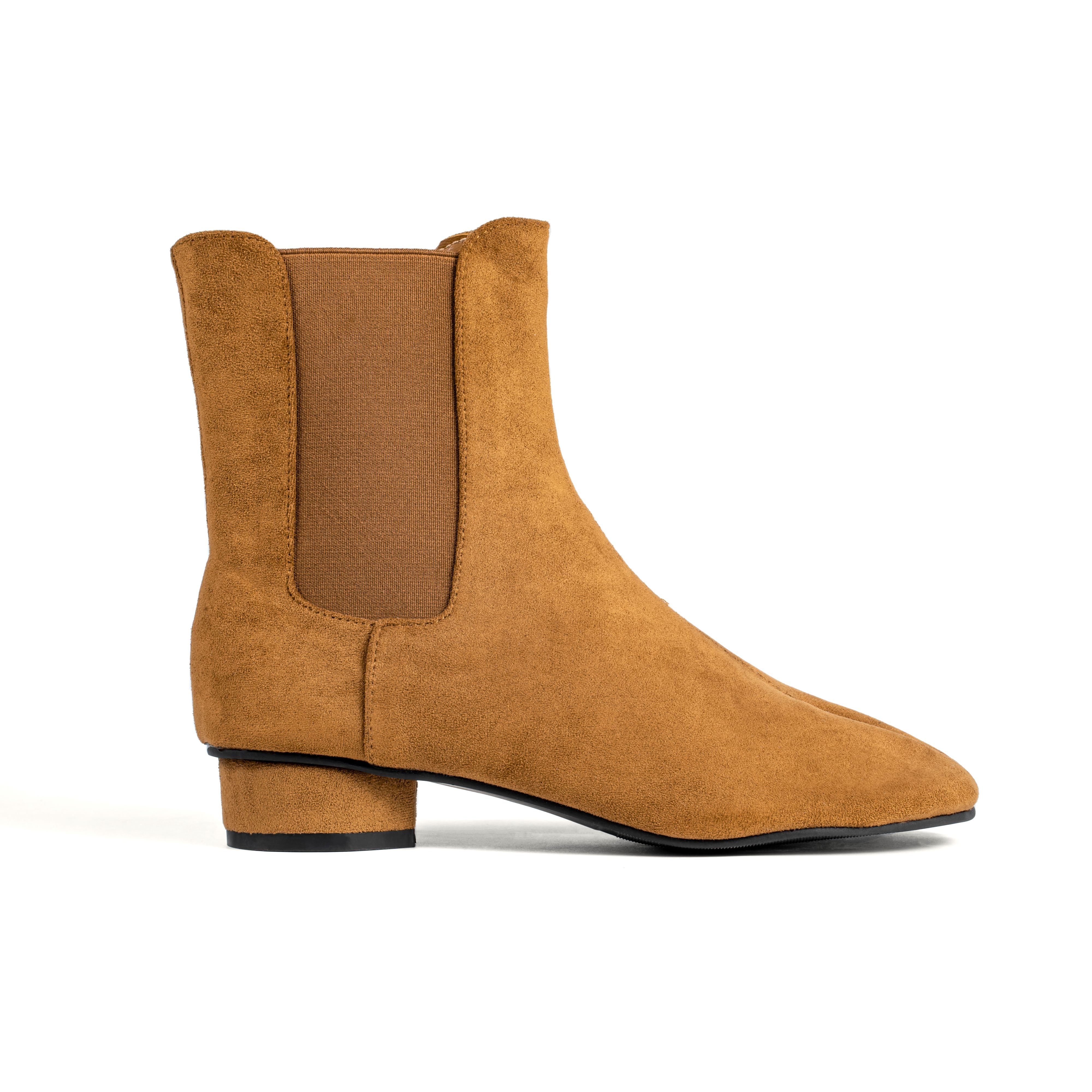 Brown Suede Chelsea Ankle TabiBoots