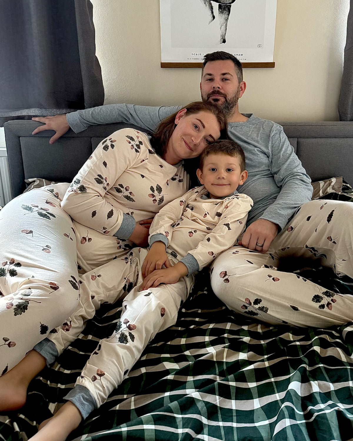 Blossom Cheer-Family Matching Christmas Pajamas