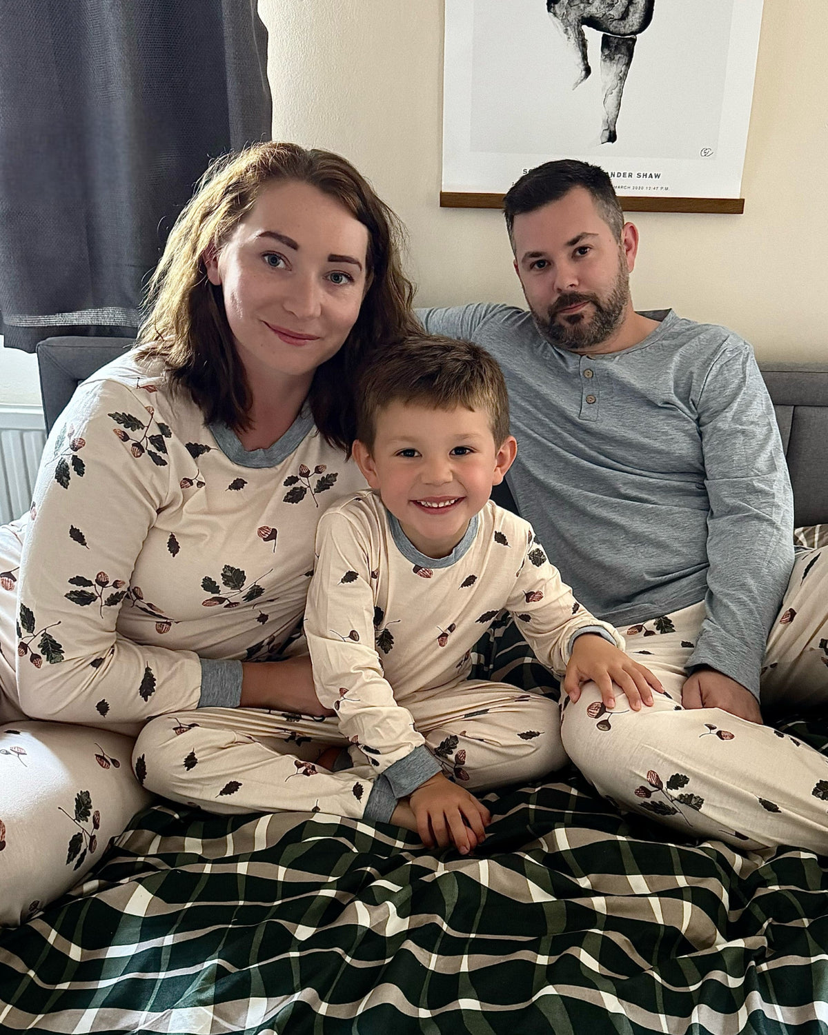 Blossom Cheer-Family Matching Christmas Pajamas
