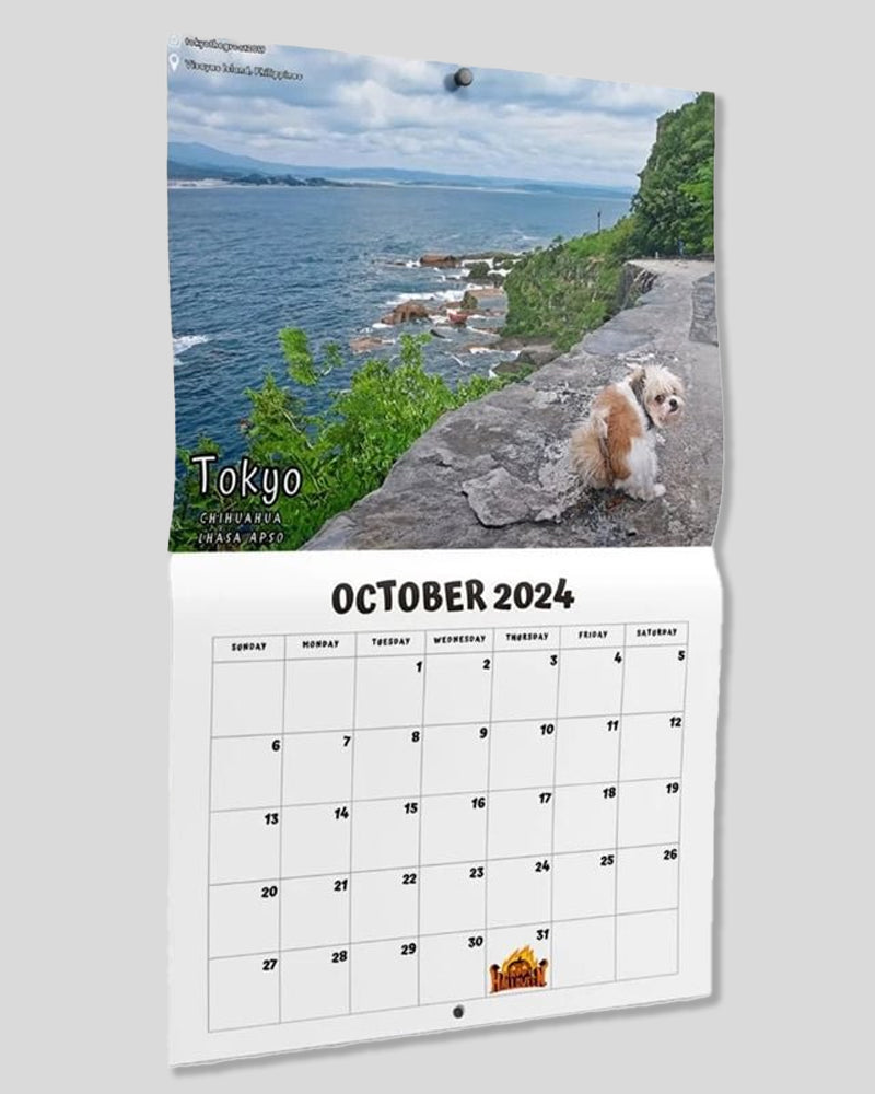 Dogs Pooping-2024 Calendar