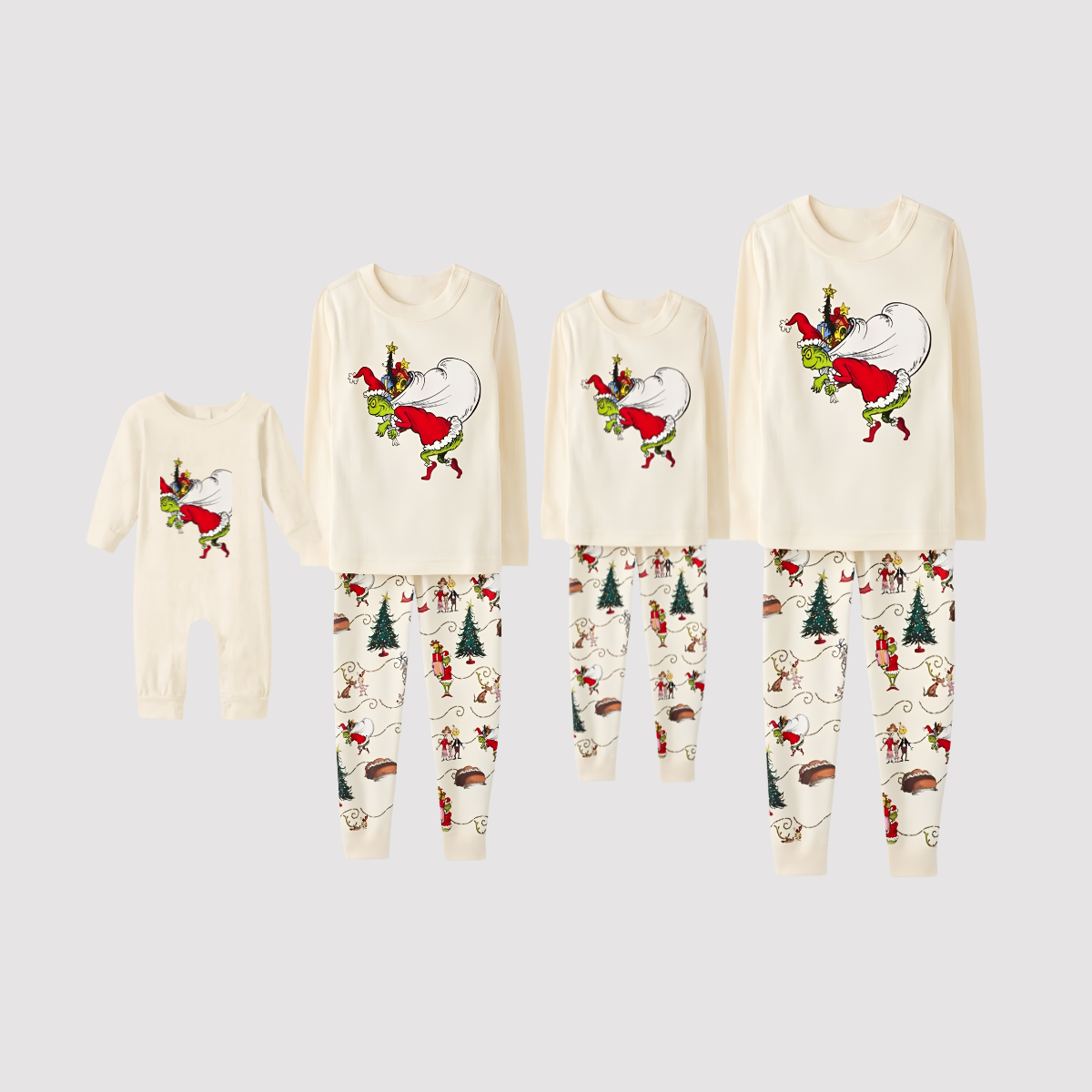 Joy Merry-Grinch Family Christmas Pajamas