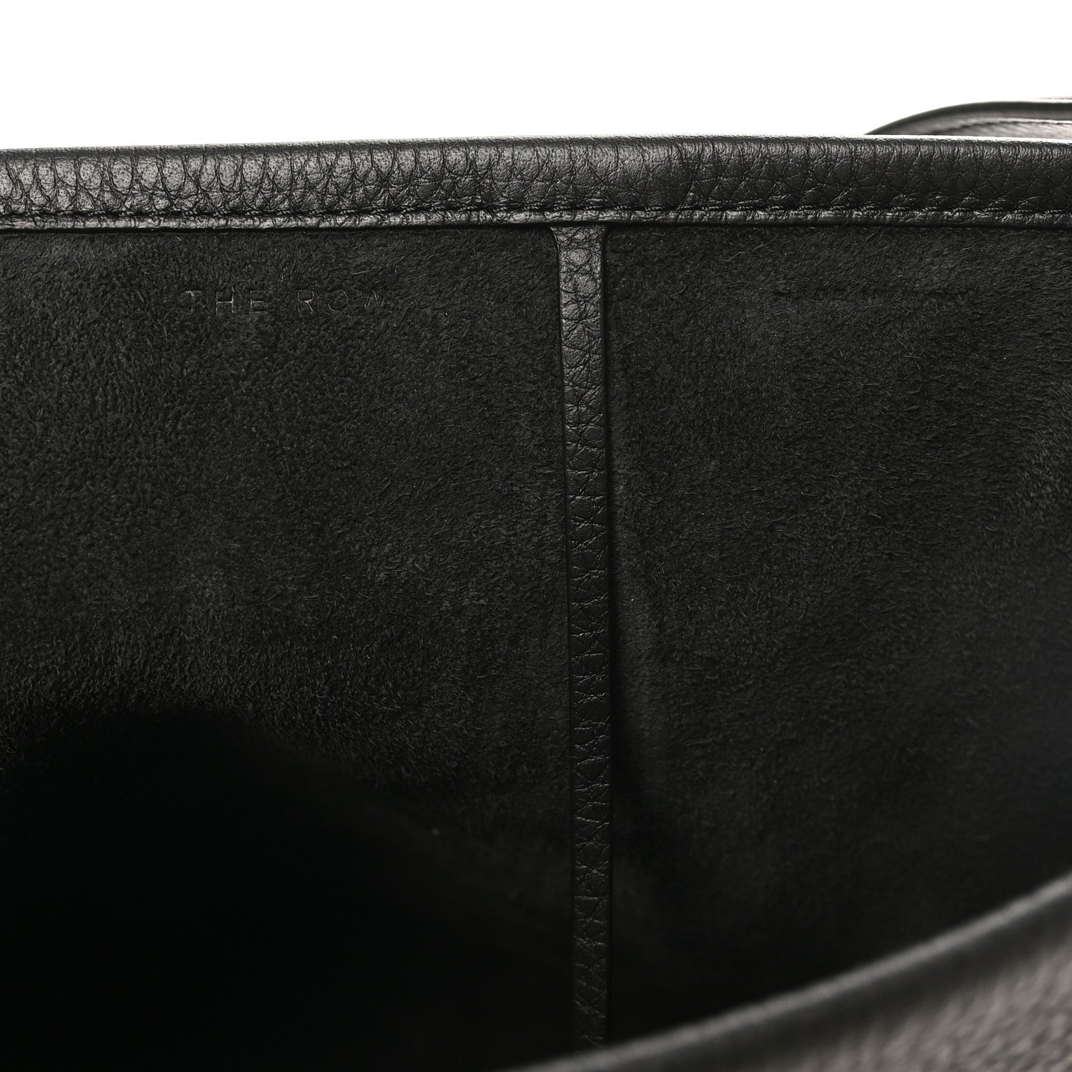 Grained Calfskin Medium N/S Park Tote Black Bag