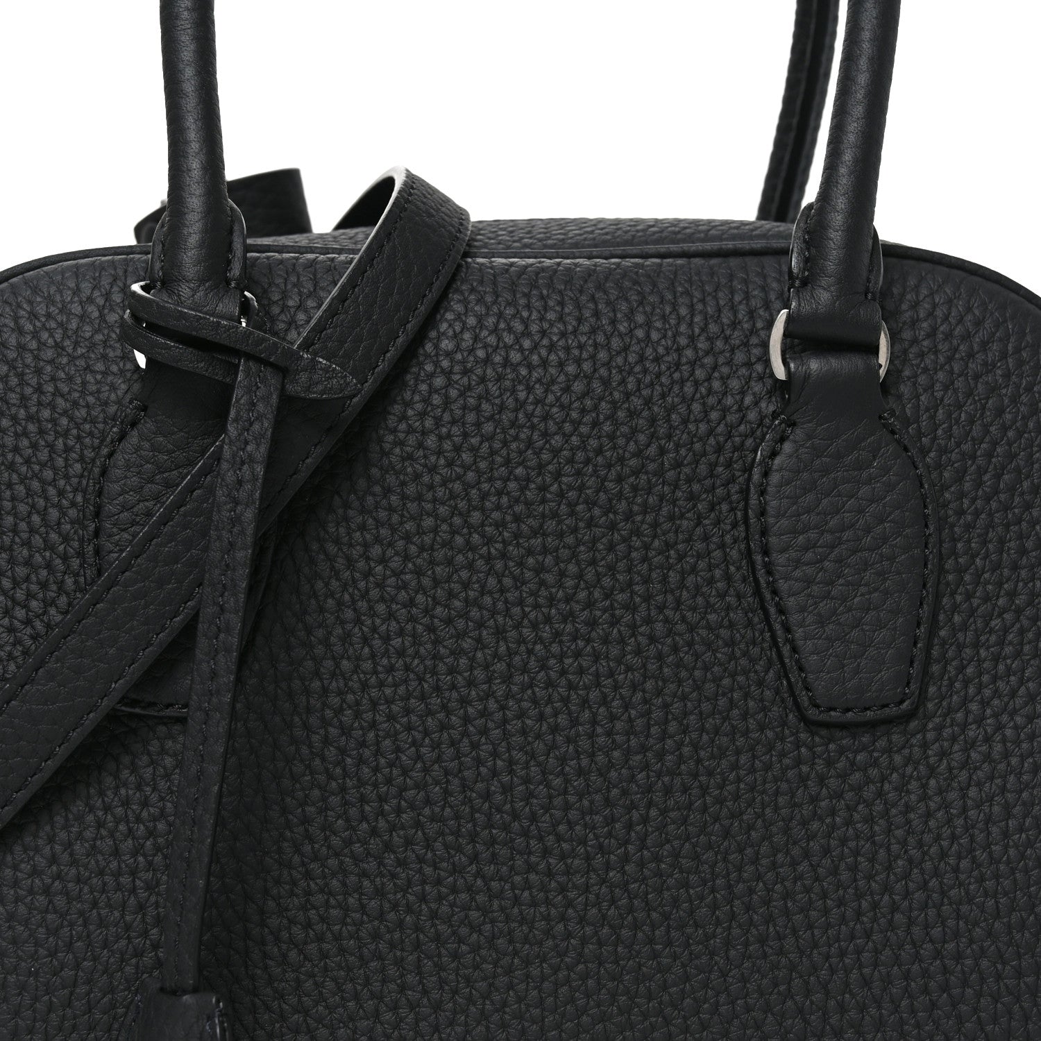 Matte Grained Calfskin India 10 Black