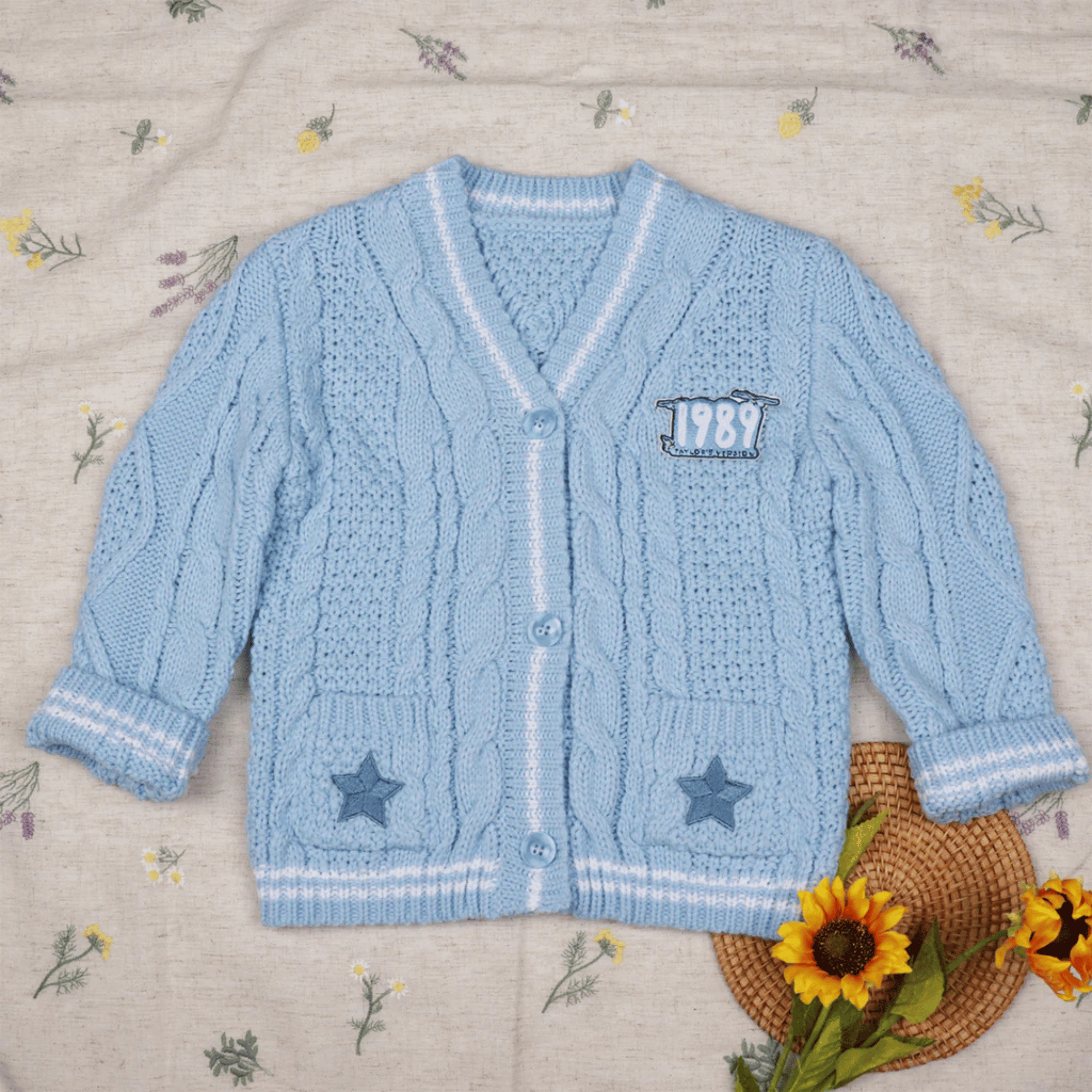 1989 Baby Cardigan Taylors Version, Blue Knit Sweater