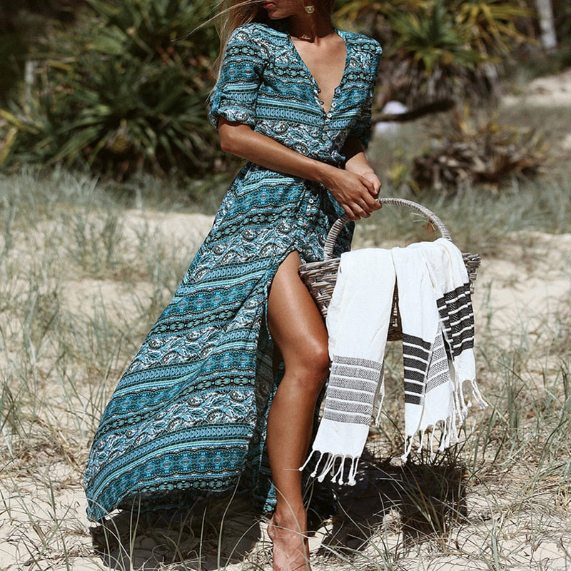 Bohemian Country Baptism Boho Dress