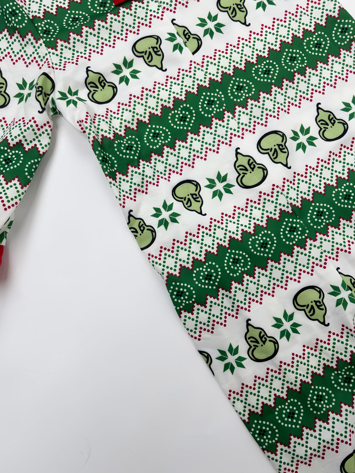 Green Grinch  Stripe-Family Matching Christmas Pajamas