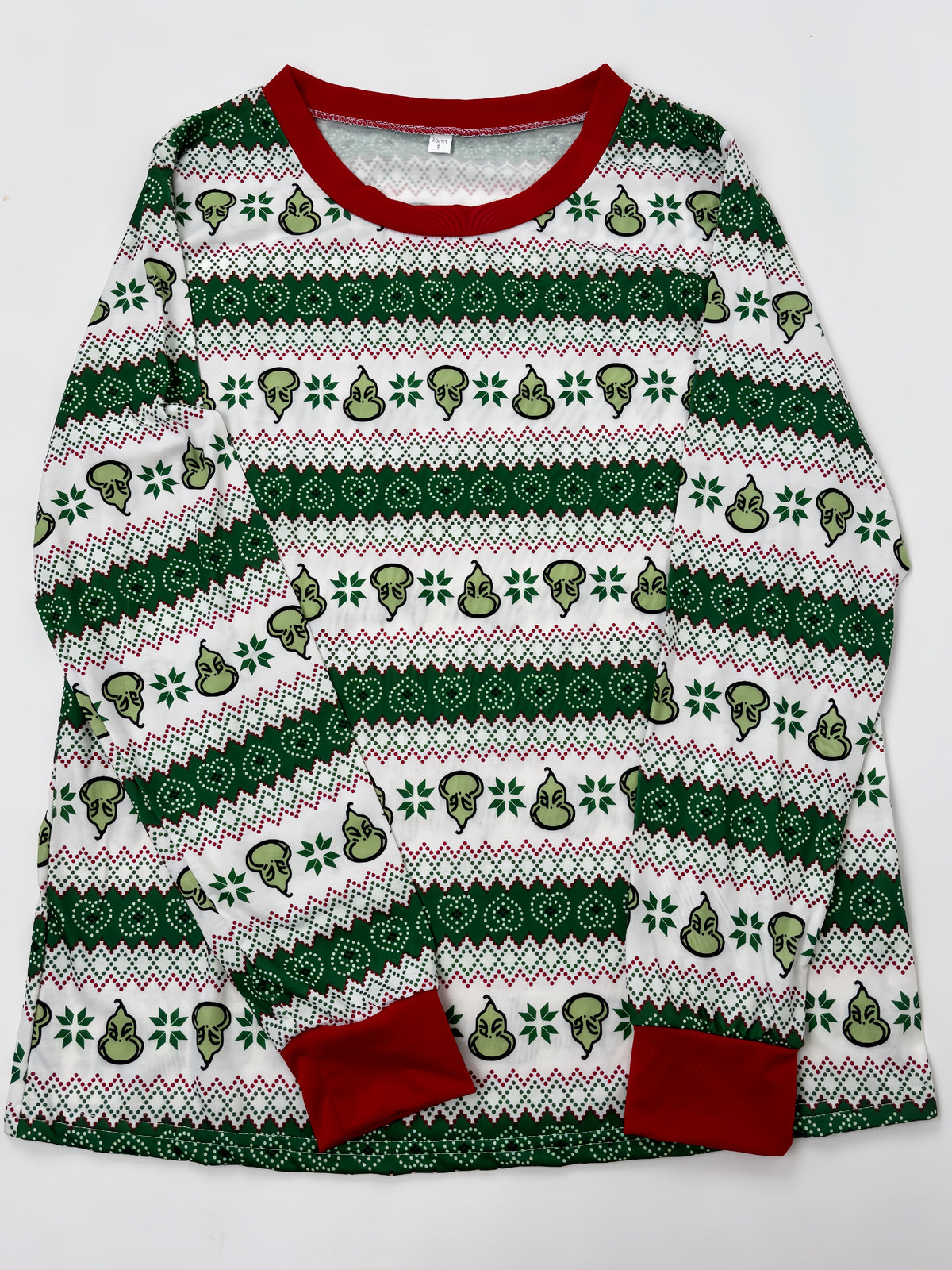 Green Grinch  Stripe-Family Matching Christmas Pajamas