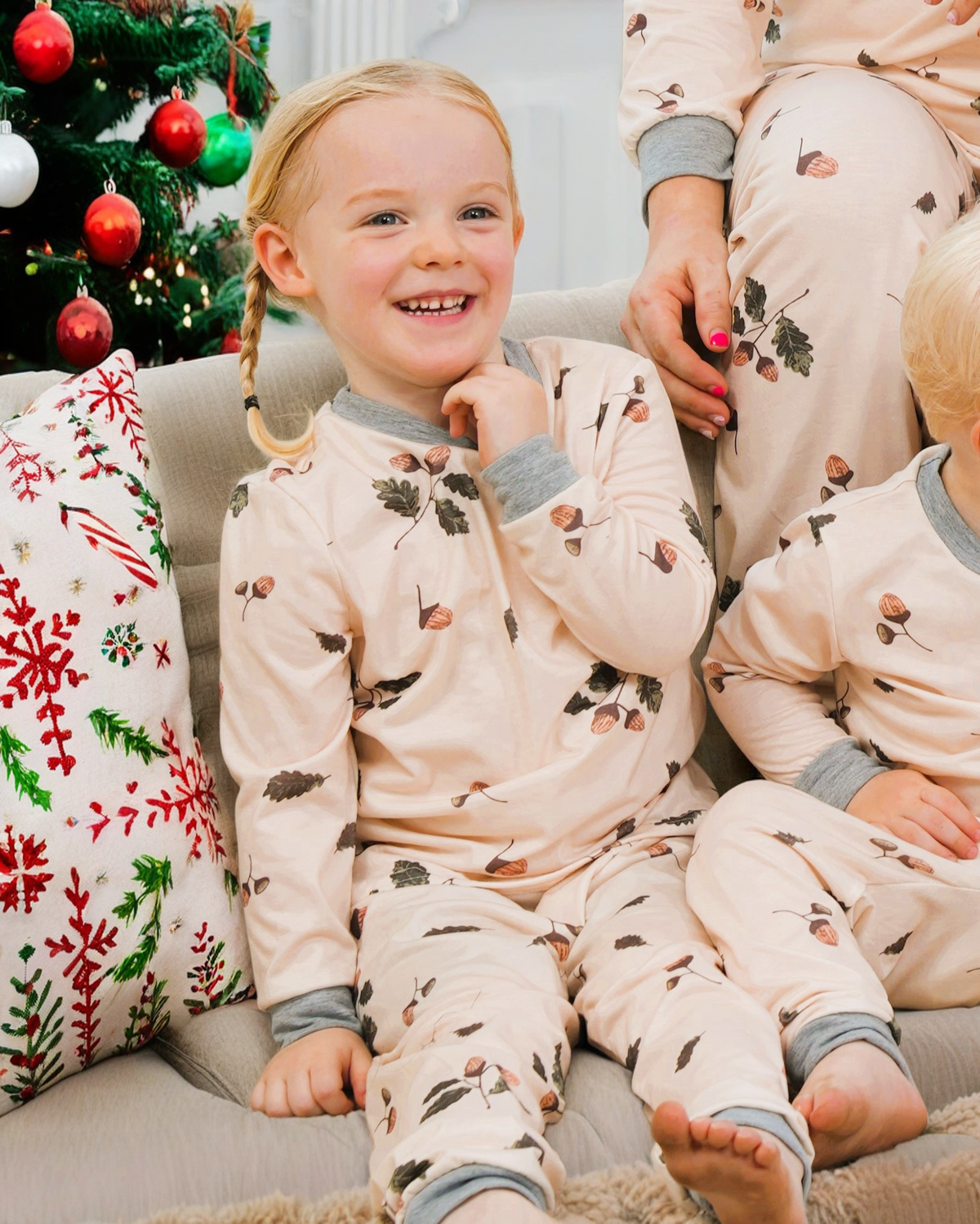 Blossom Cheer-Family Matching Christmas Pajamas