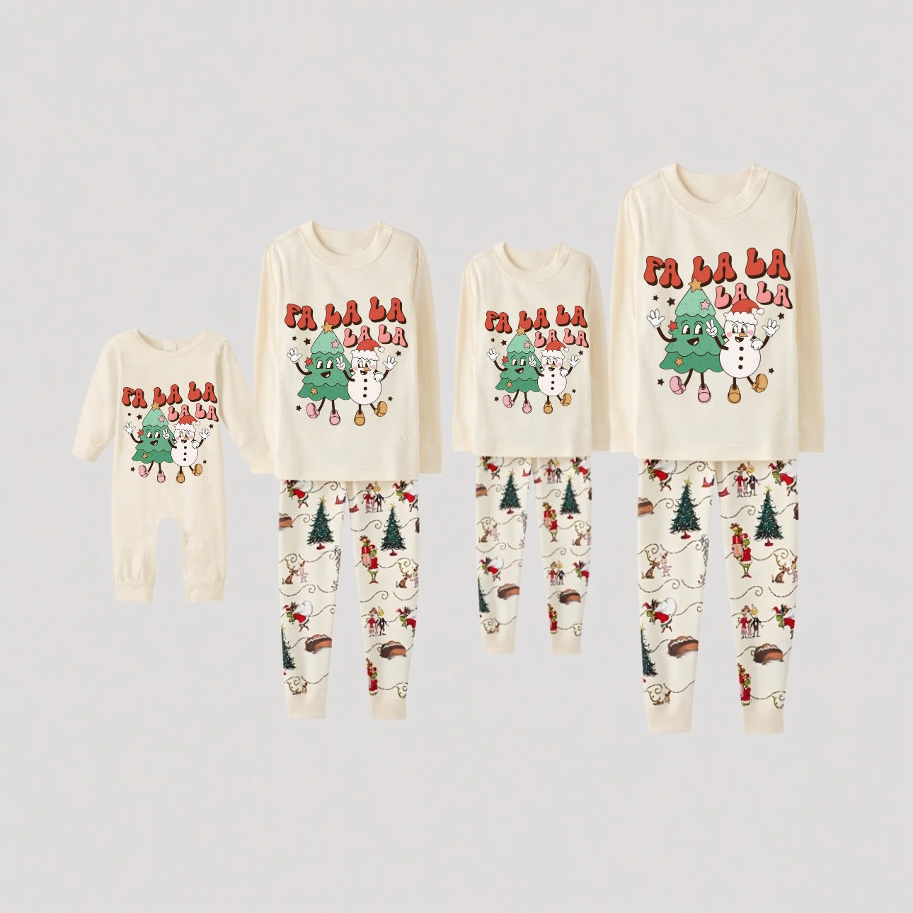 Snowy Repose-Grinch Family Christmas Pajamas