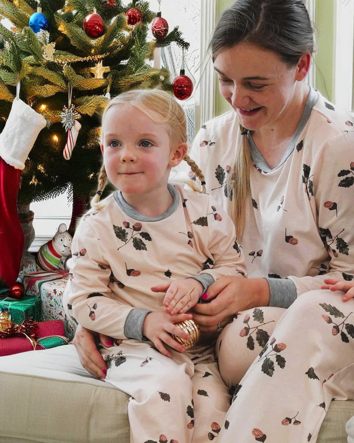 Blossom Cheer-Family Matching Christmas Pajamas